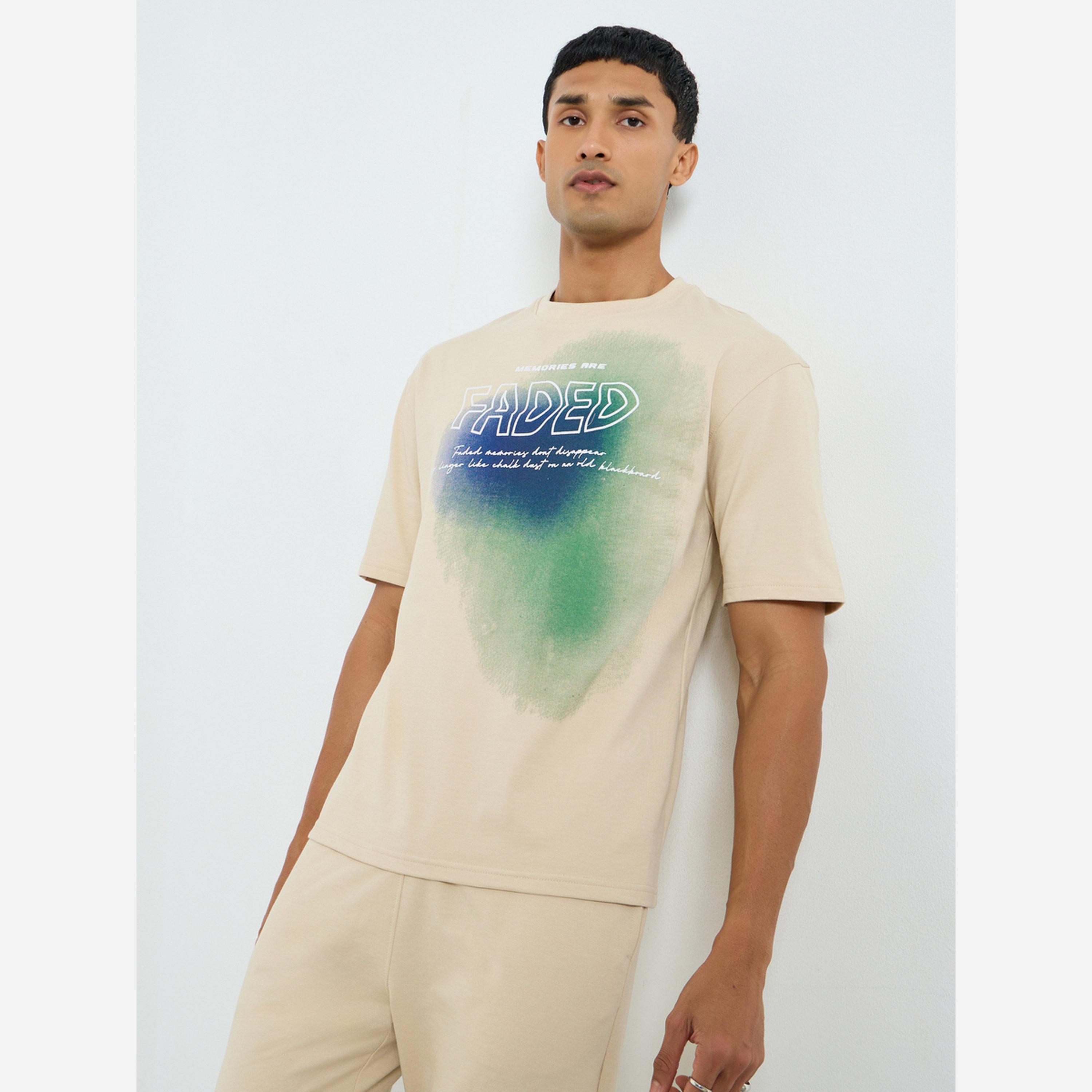 Styli Men Oversized Printed T-Shirt and Joggers Co-Ords-men-clothing-coordsets-image-3