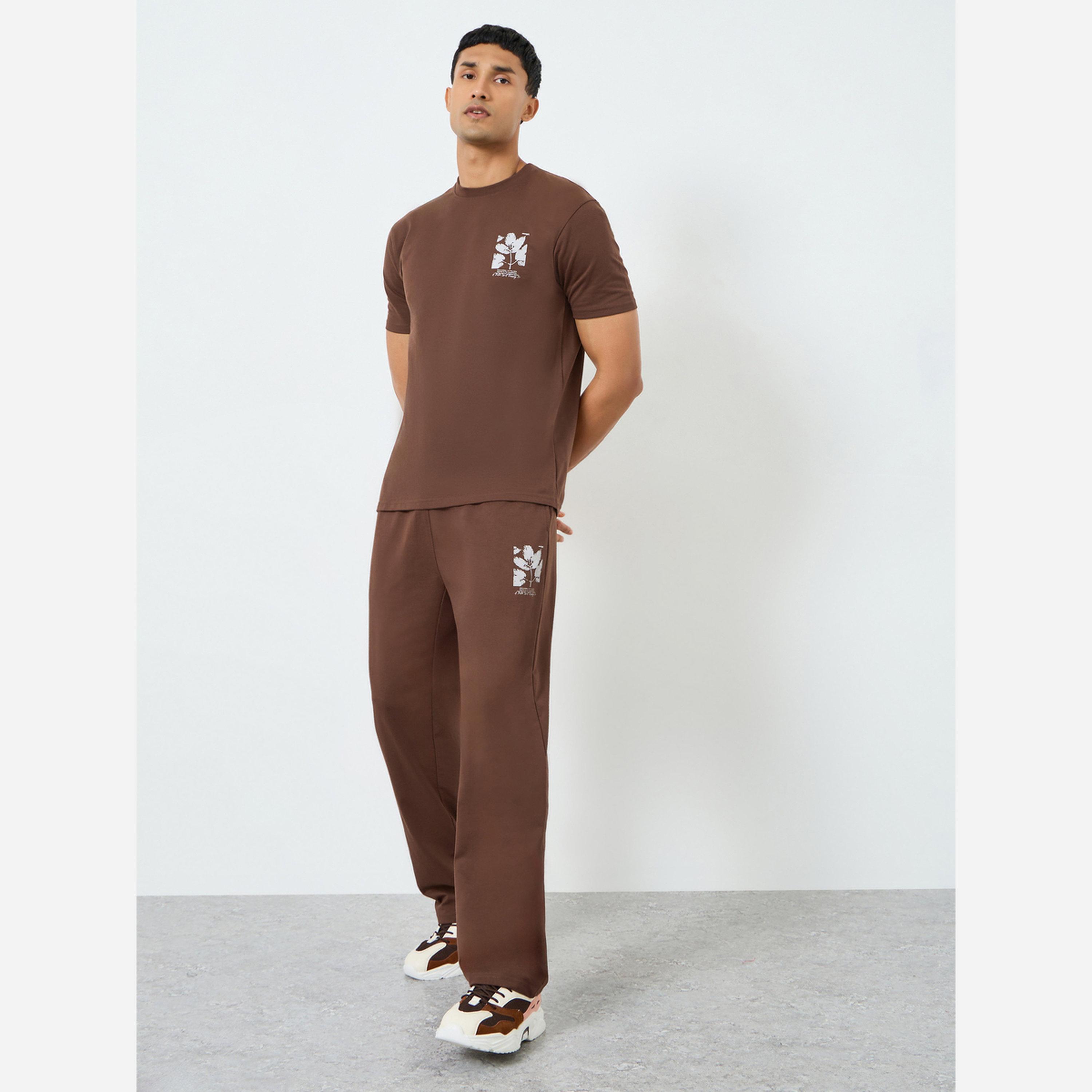 Styli Men Relaxed Fit T-Shirt and Joggers Co-Ords-men-clothing-coordsets-image-1