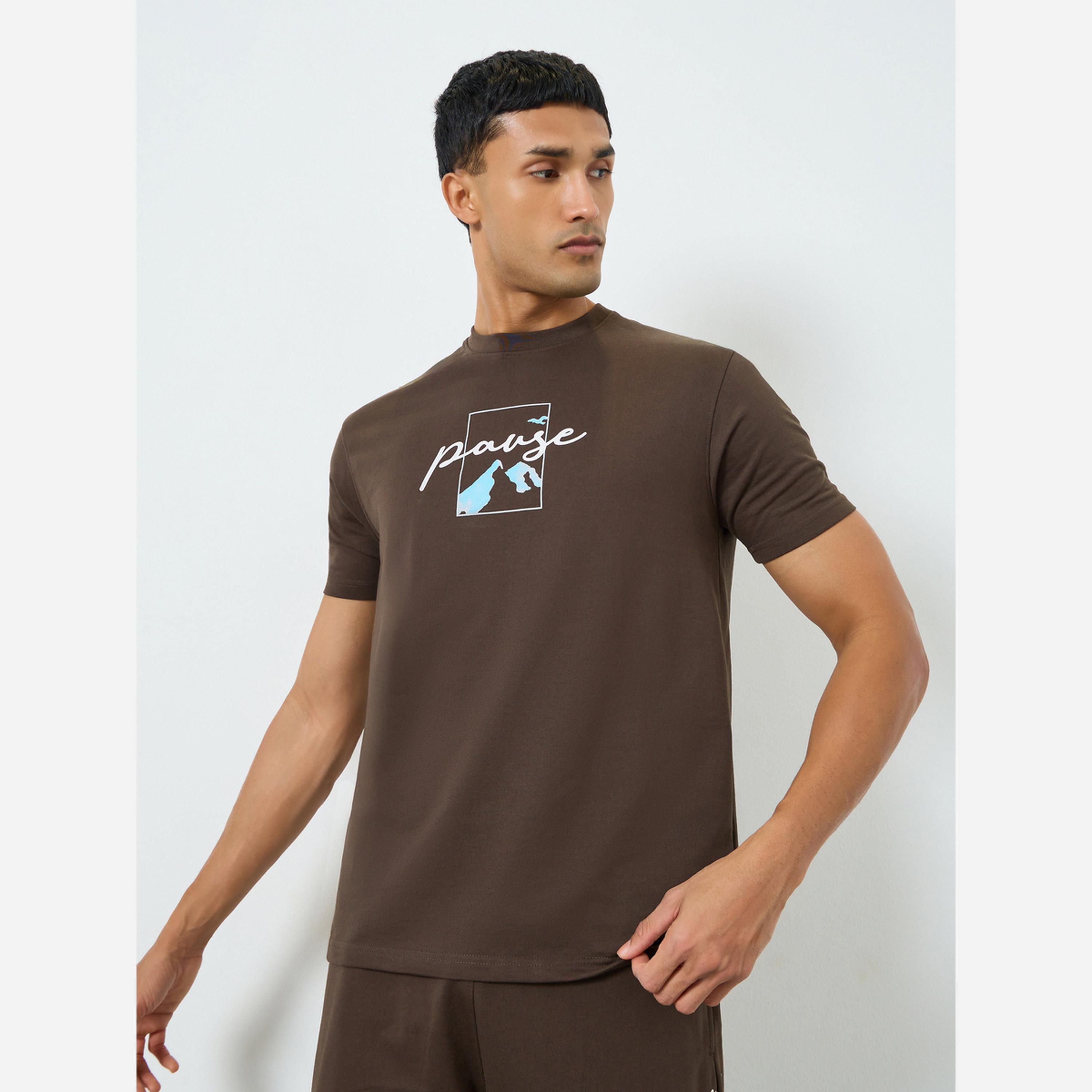 Styli Men Relaxed Fit T-Shirt and Joggers Co-Ords-men-clothing-coordsets-image-3