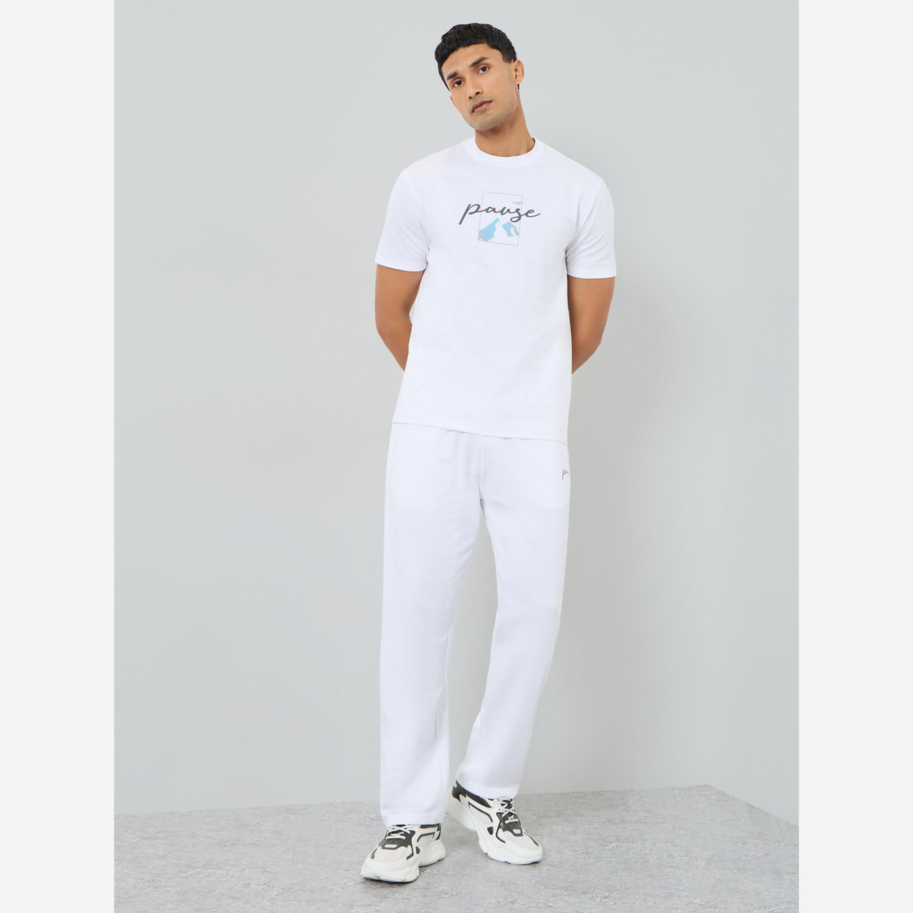Styli Men Relaxed Fit T-Shirt and Joggers Co-Ords-men-clothing-coordsets-image-1