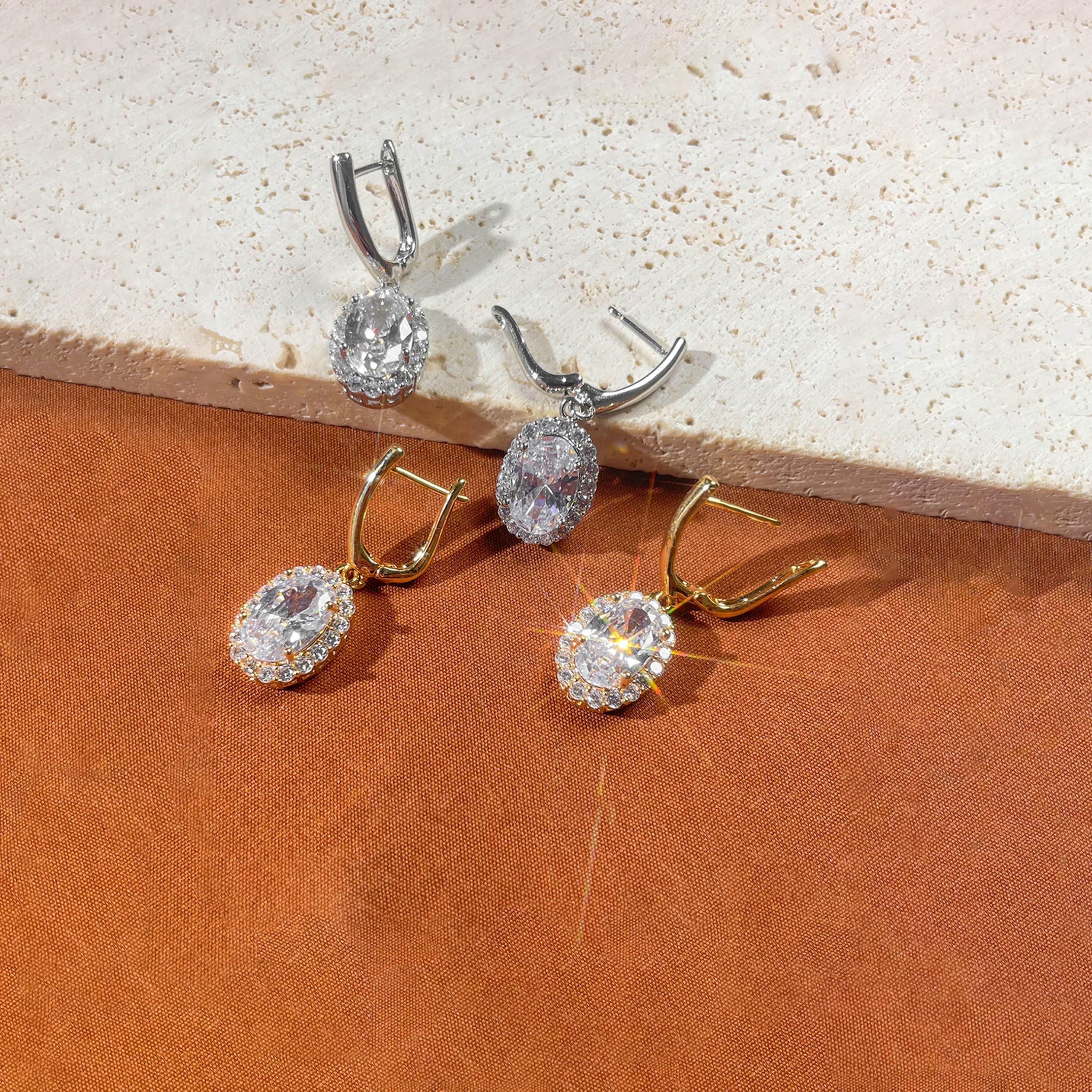 Take Two Gold Embellished Drop Earrings-women-watchesandjewellery-jewellery-earrings-image-4