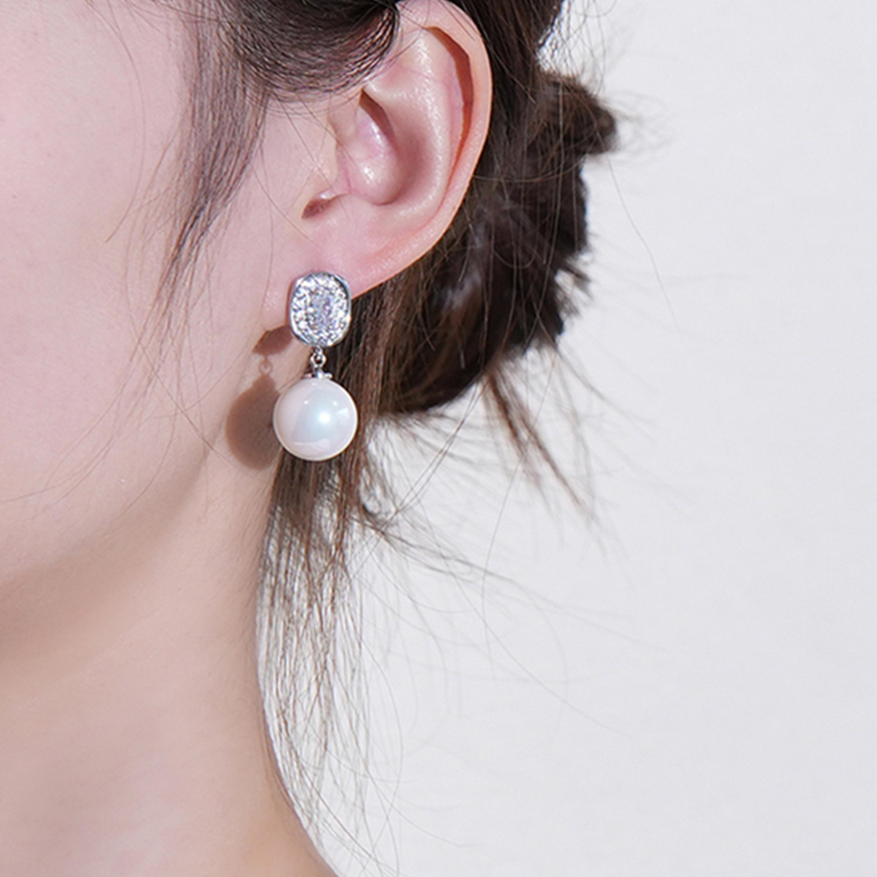 Take Two Gold Faux Pearl Embellished Earrings-women-watchesandjewellery-jewellery-earrings-image-2