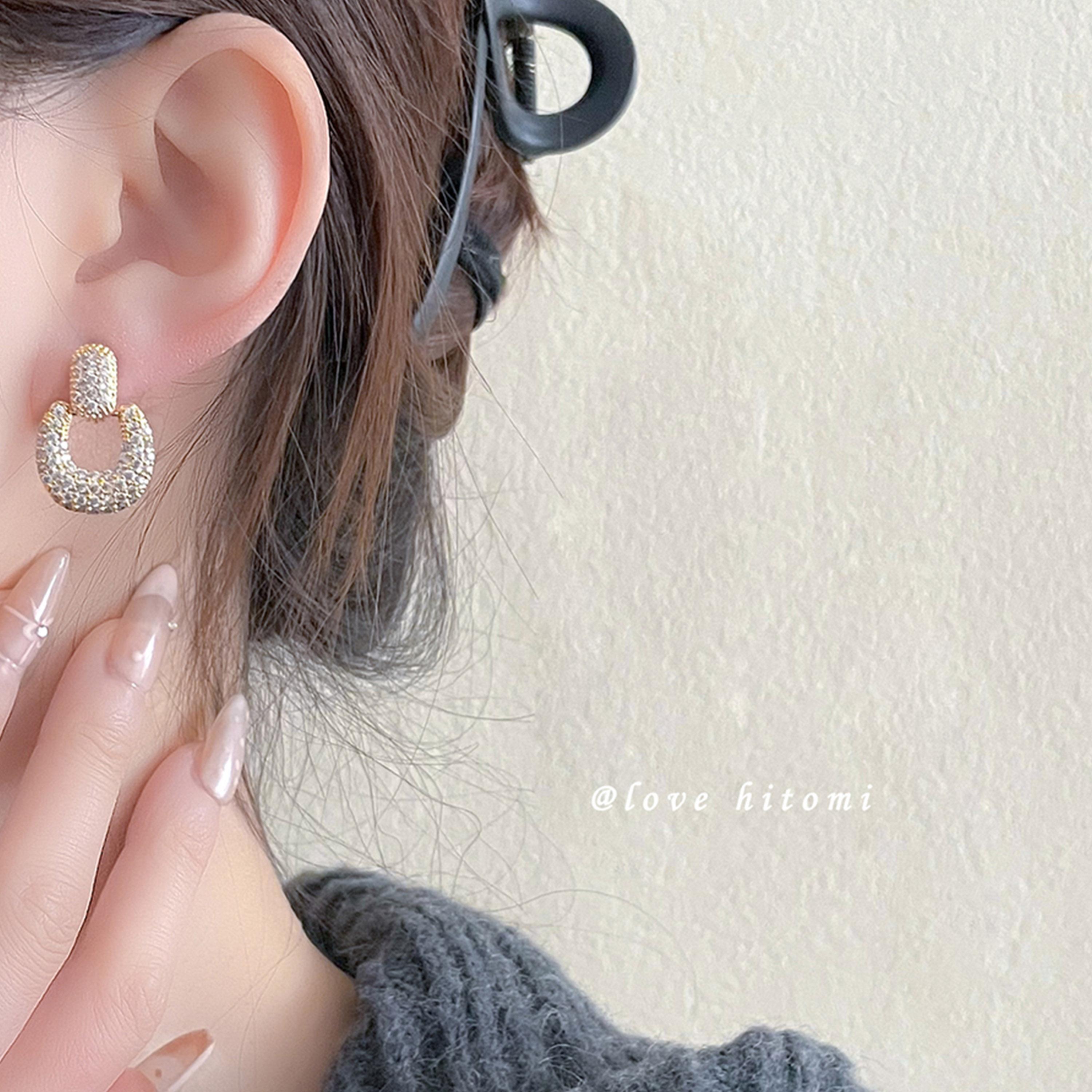 Take Two Silver Embellished Drop Earrings-women-watchesandjewellery-jewellery-earrings-image-2