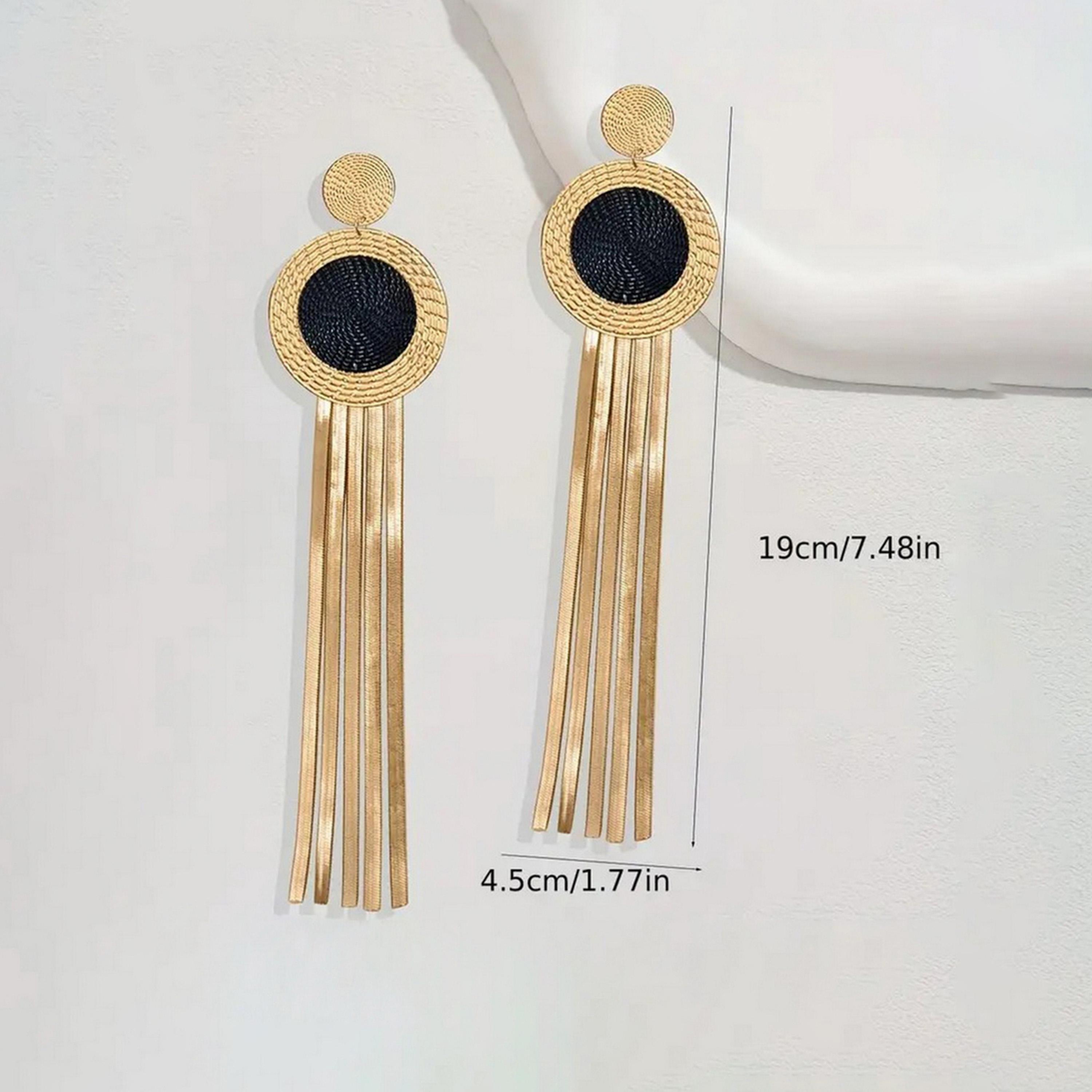 تيك تو - أقراط معدنية دائرية الشكل-women-watchesandjewellery-jewellery-earrings-image-3