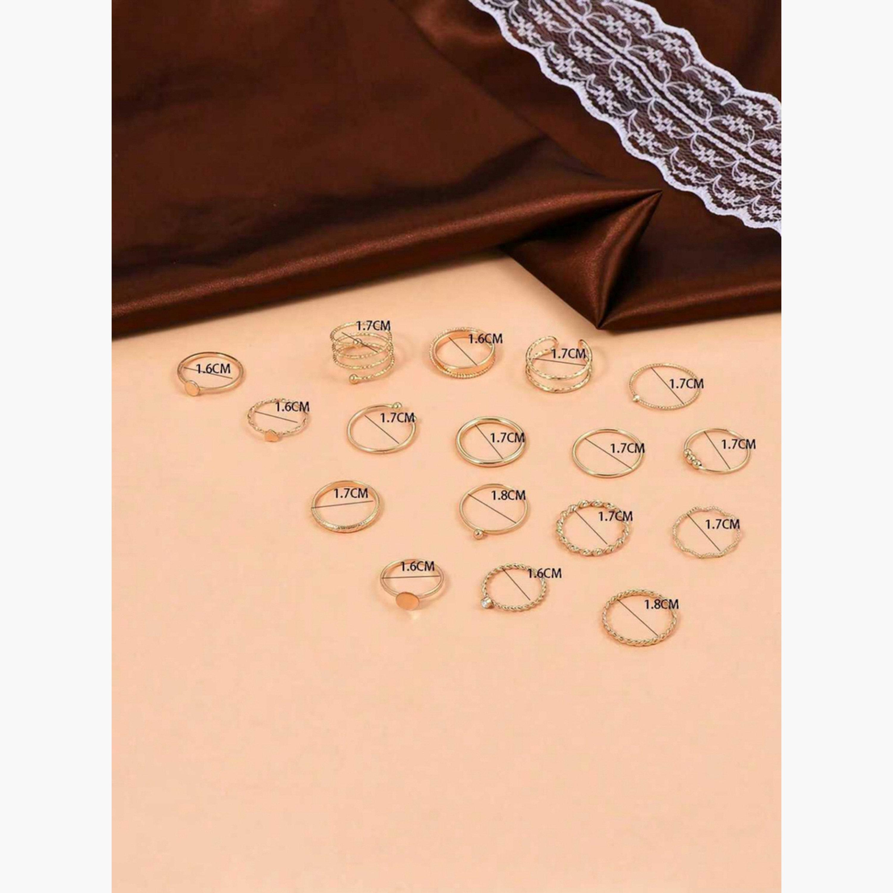 Take Two Women  Set of 17 - Assorted Stackable Rings-women-watchesandjewellery-jewellery-rings-image-1