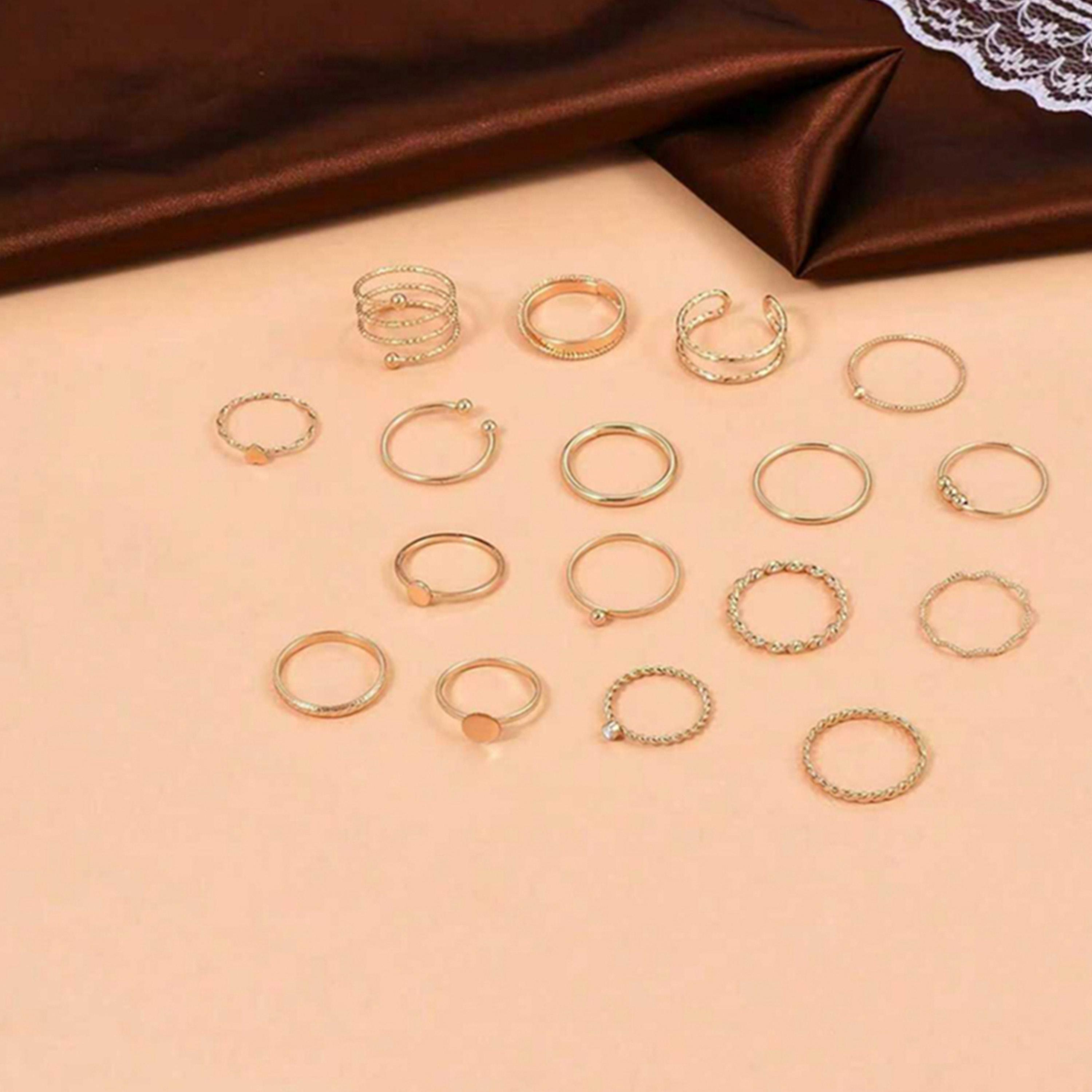 Take Two Women  Set of 17 - Assorted Stackable Rings-women-watchesandjewellery-jewellery-rings-image-3