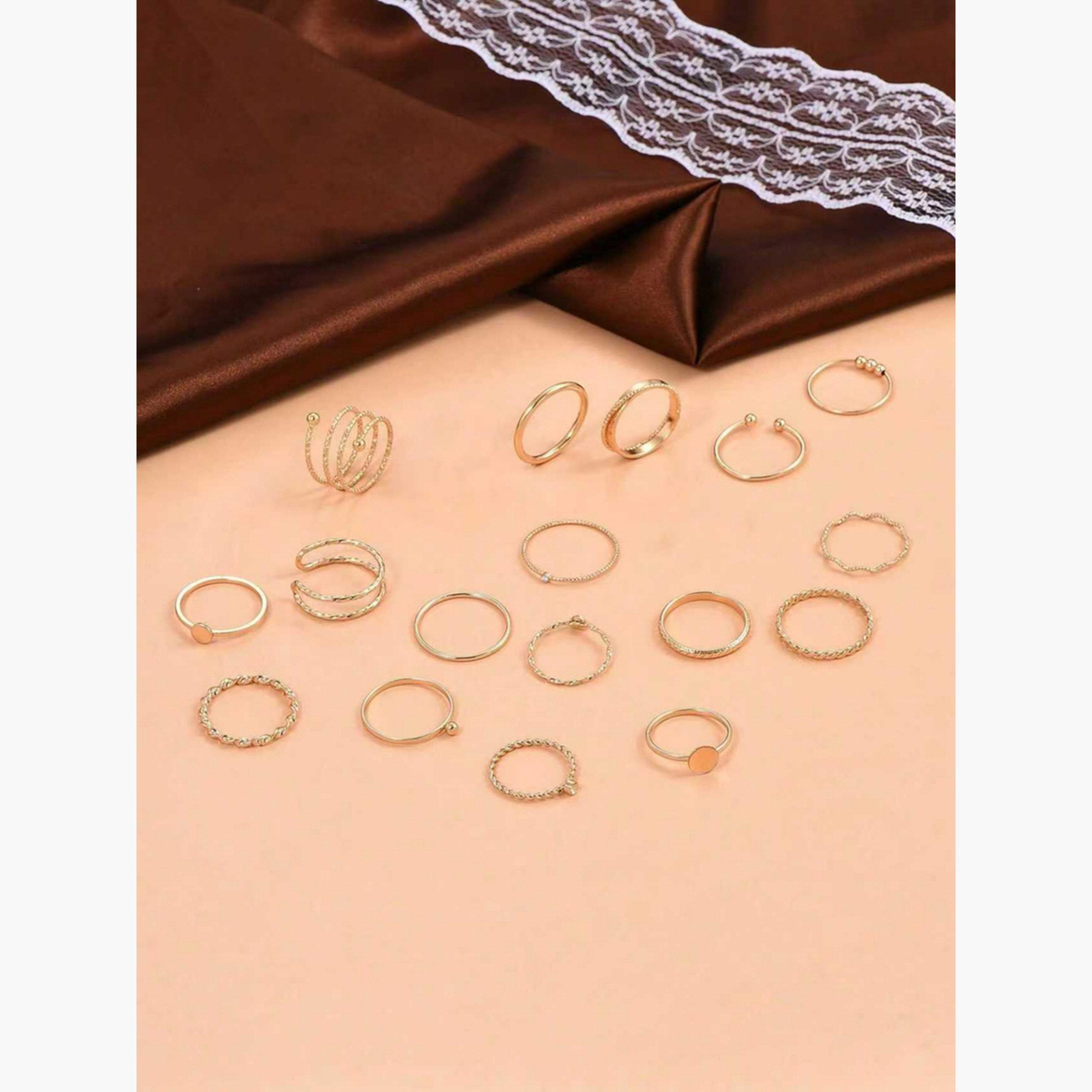 Take Two Women  Set of 17 - Assorted Stackable Rings-women-watchesandjewellery-jewellery-rings-image-4