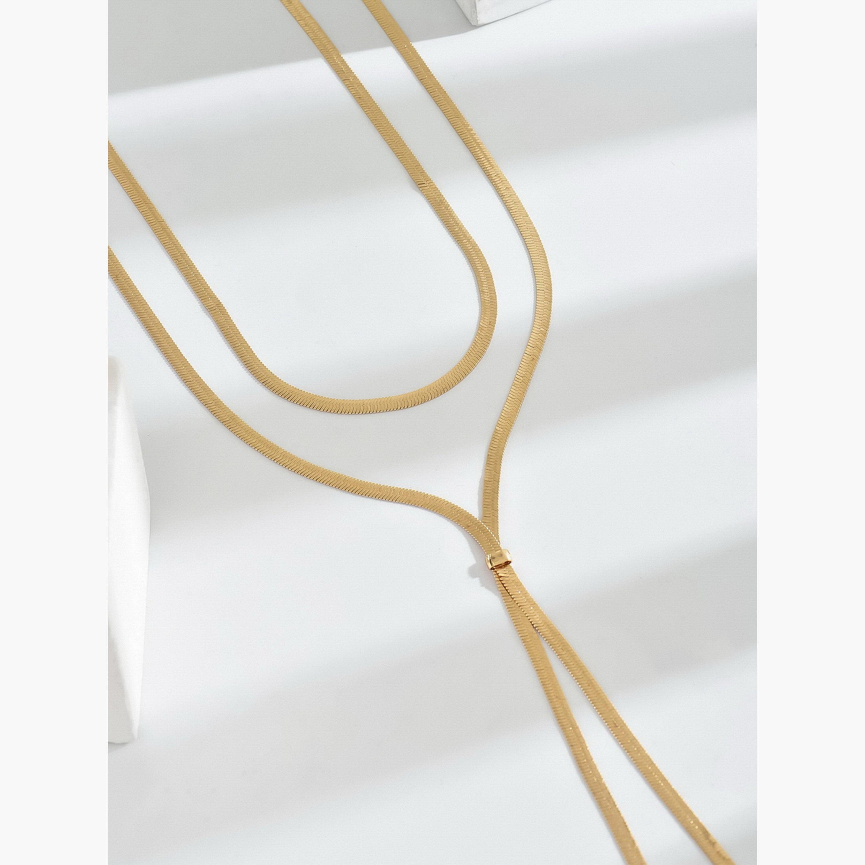 تيك تو - قلادة طويلة على شكل حرف Y-women-watchesandjewellery-jewellery-necklacesandpendants-image-5