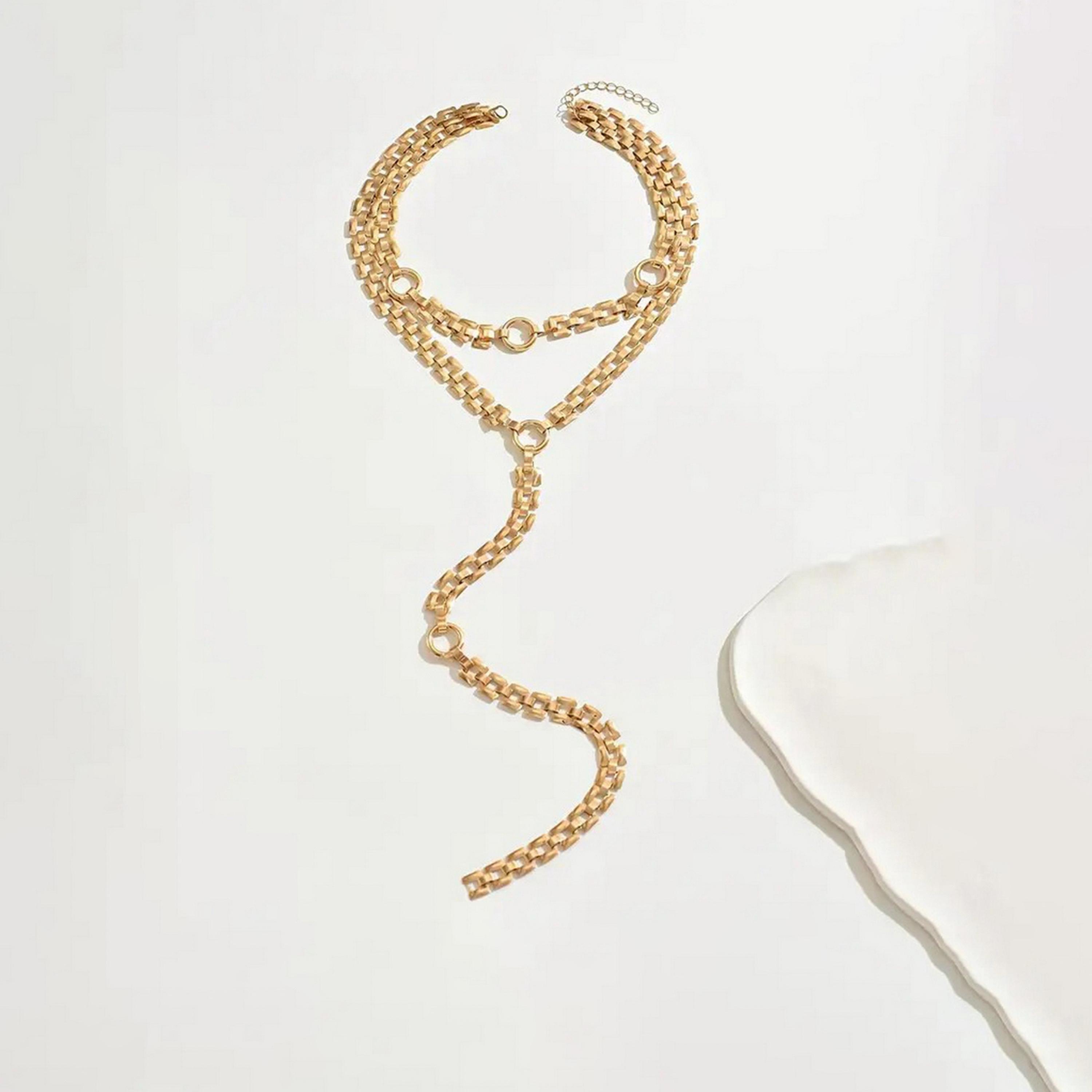 Take Two Women  Long Chain Y Necklace-women-watchesandjewellery-jewellery-necklacesandpendants-image-1