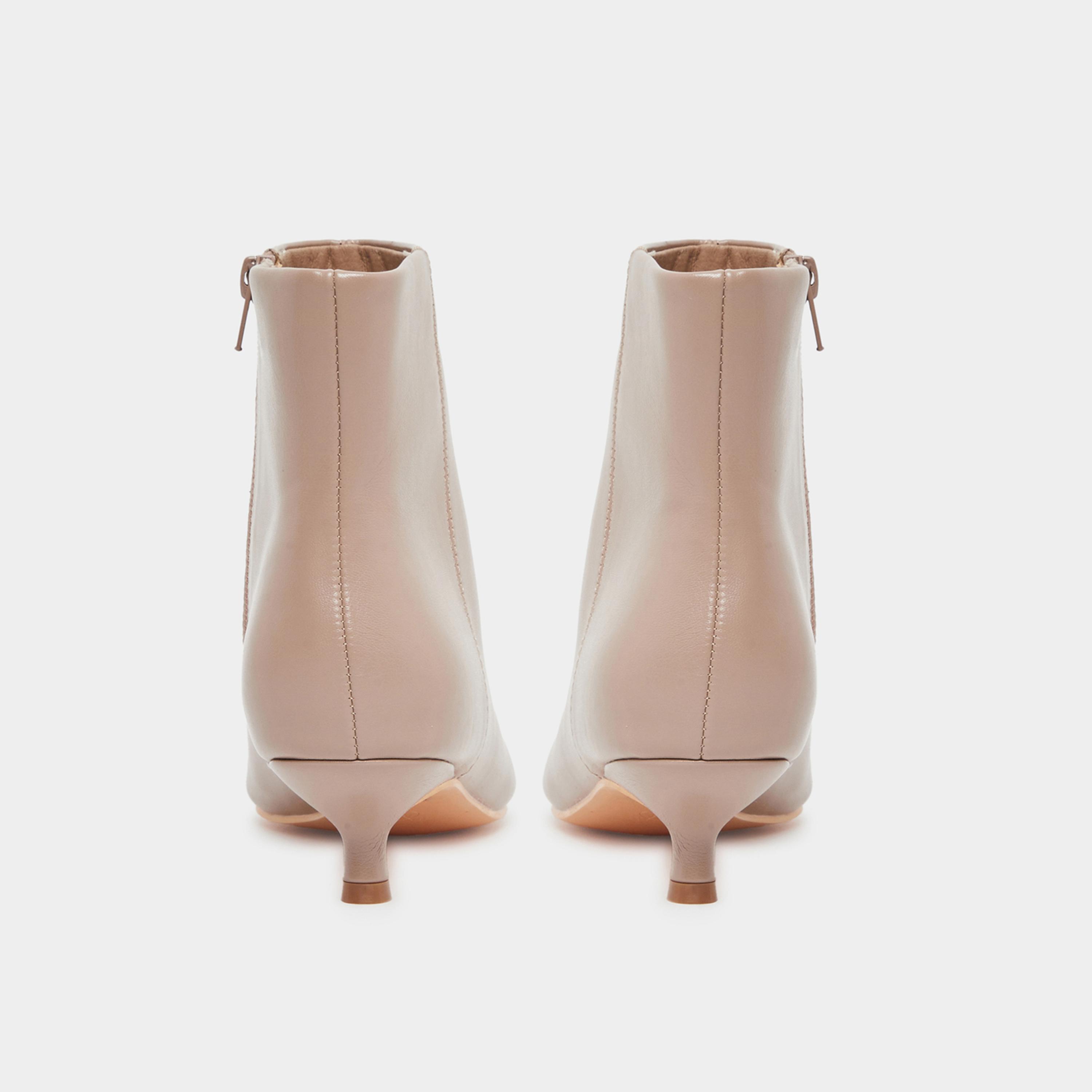 Styli Women Nude Pointed Toe Ankle Boots-women-shoes-boots-image-5