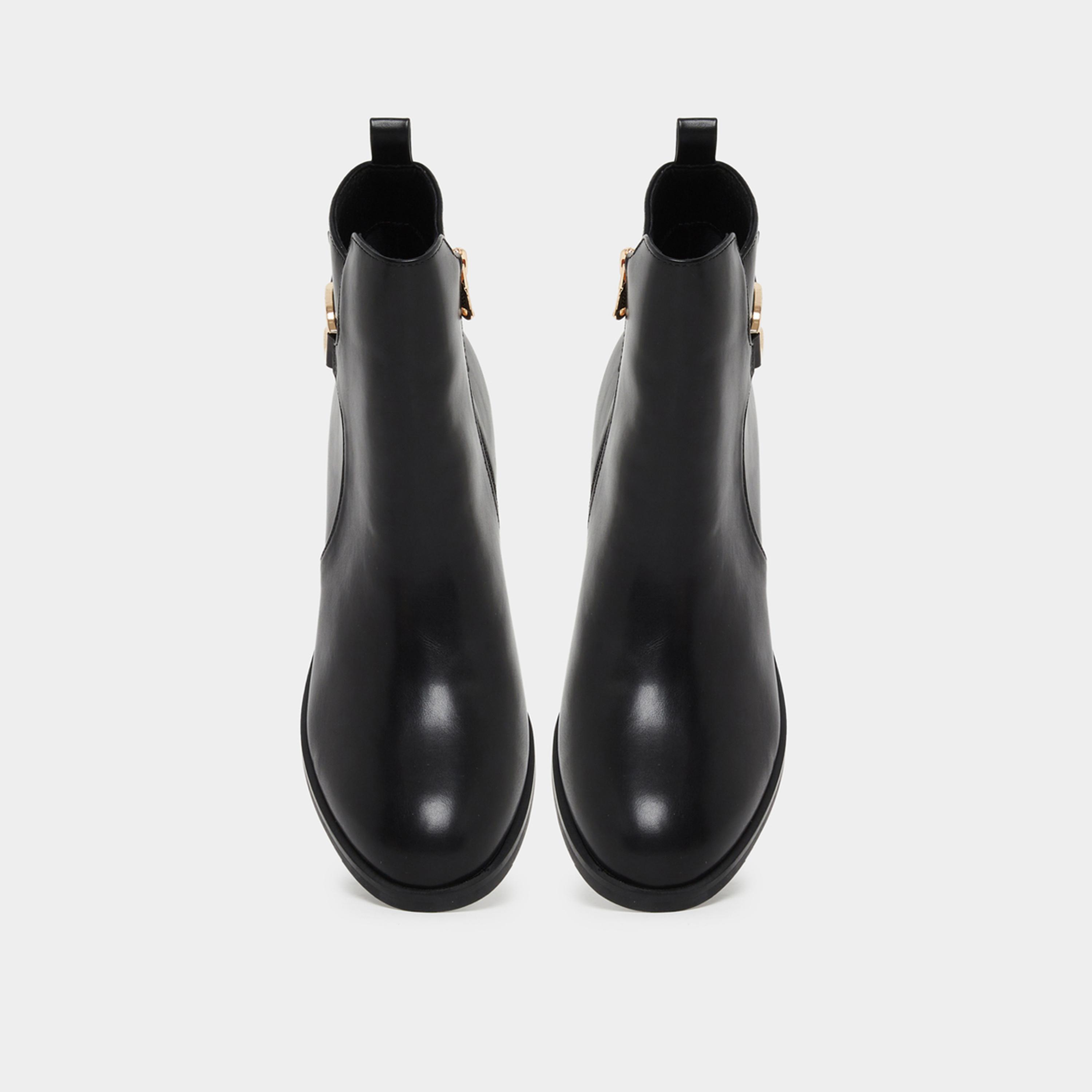 ستايلي - حذاء بكعب أسود يصل إلى الكاحل للنساء-women-shoes-sandals-heeled-image-6