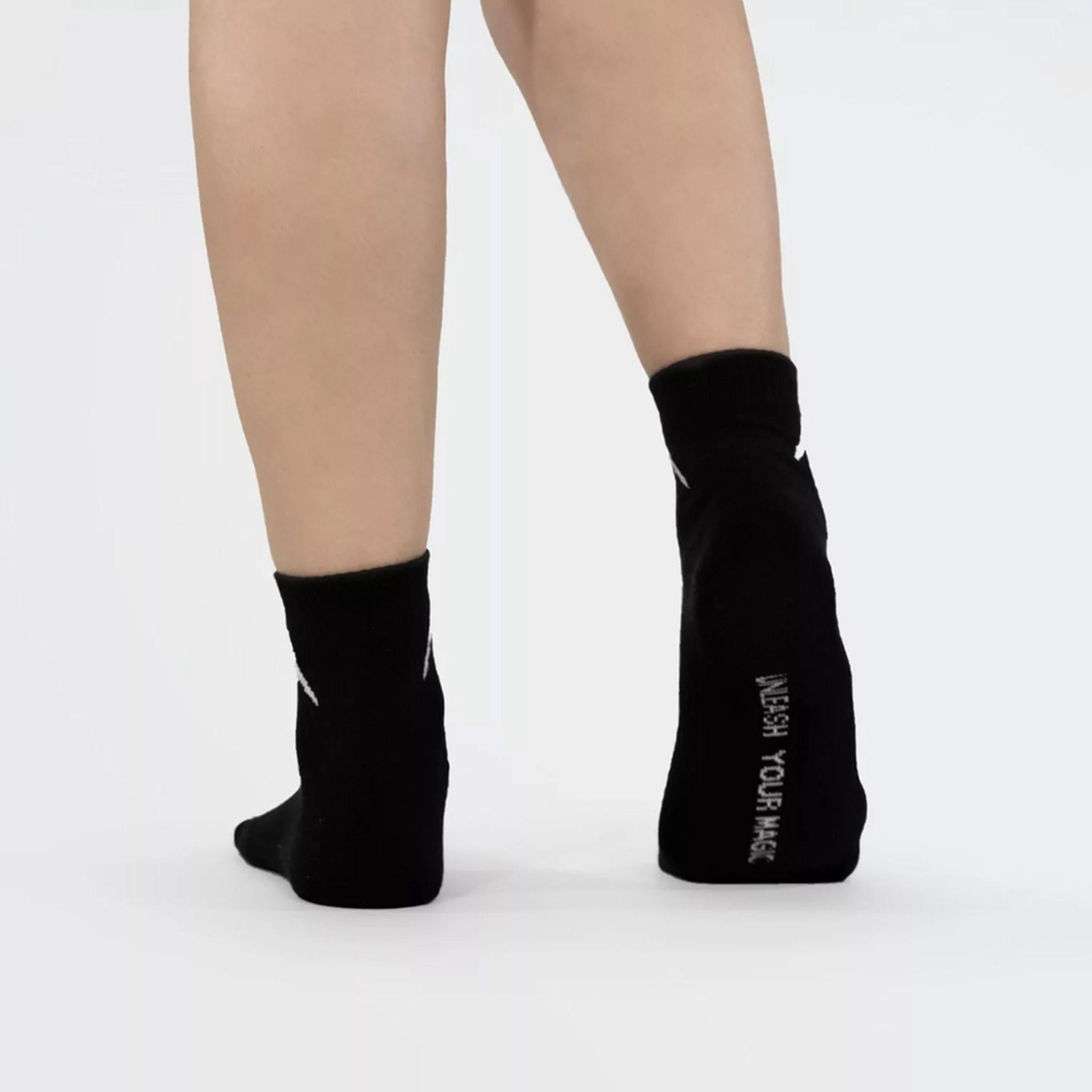 ويزارد × ستايلي - جوارب قطنية بطول الكاحل لون أسود - 3 قطع-women-socksandstockings-image-2
