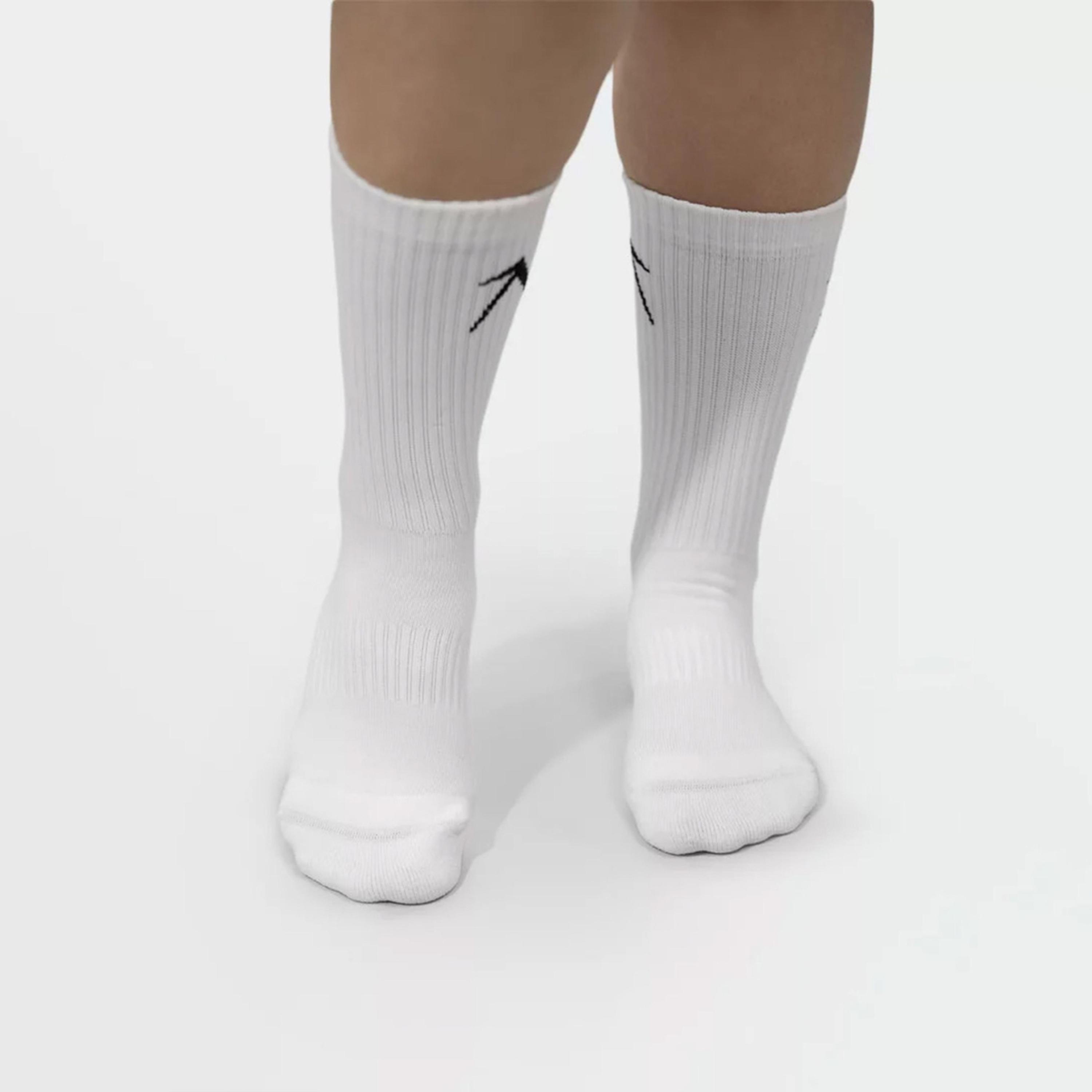 Wizard X Styli Pack of 3 - White Crew Dry Touch Socks-women-socksandstockings-image-3