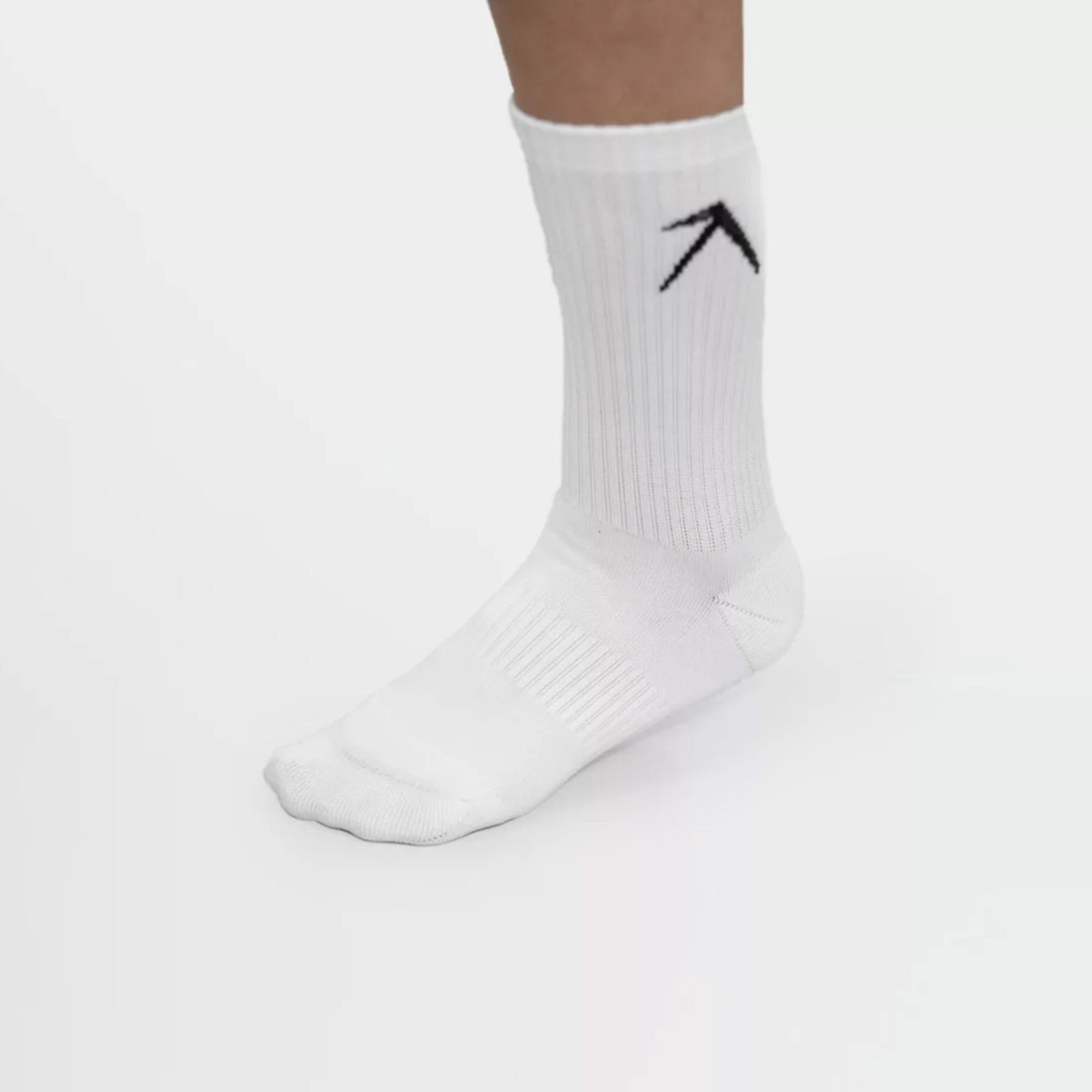 Wizard X Styli Pack of 3 - White Crew Dry Touch Socks-women-socksandstockings-image-4