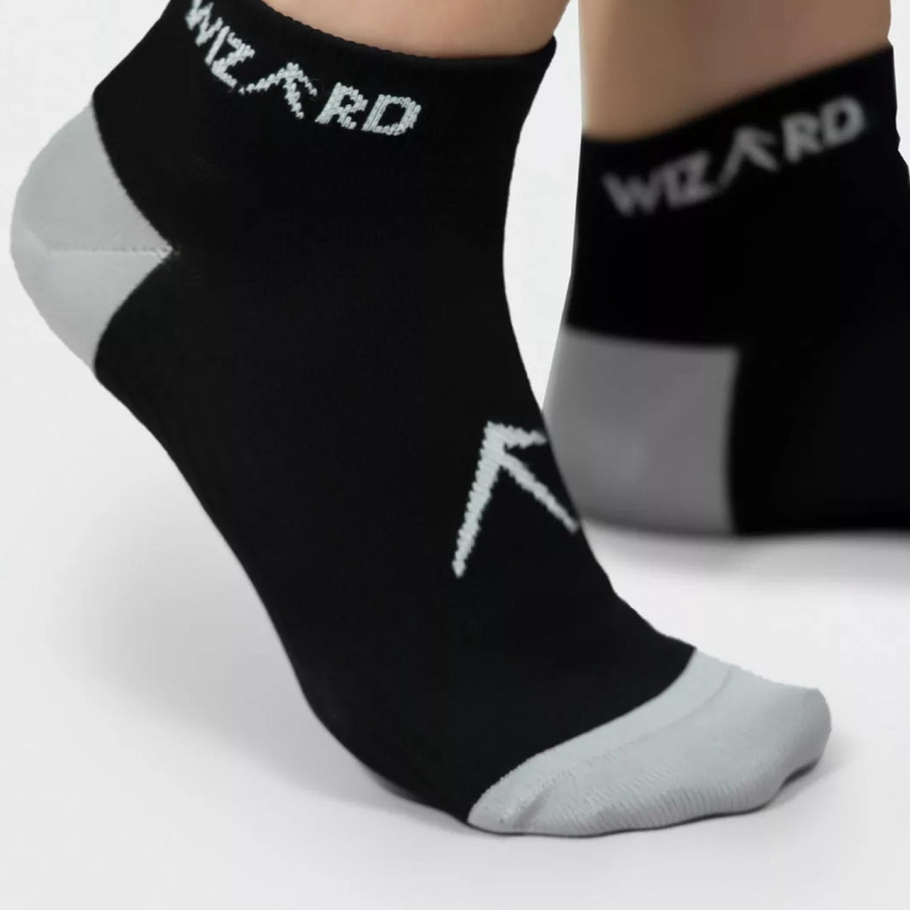 Wizard X Styli Pack of 3 - Black Logo Detail Socks-women-socksandstockings-image-5