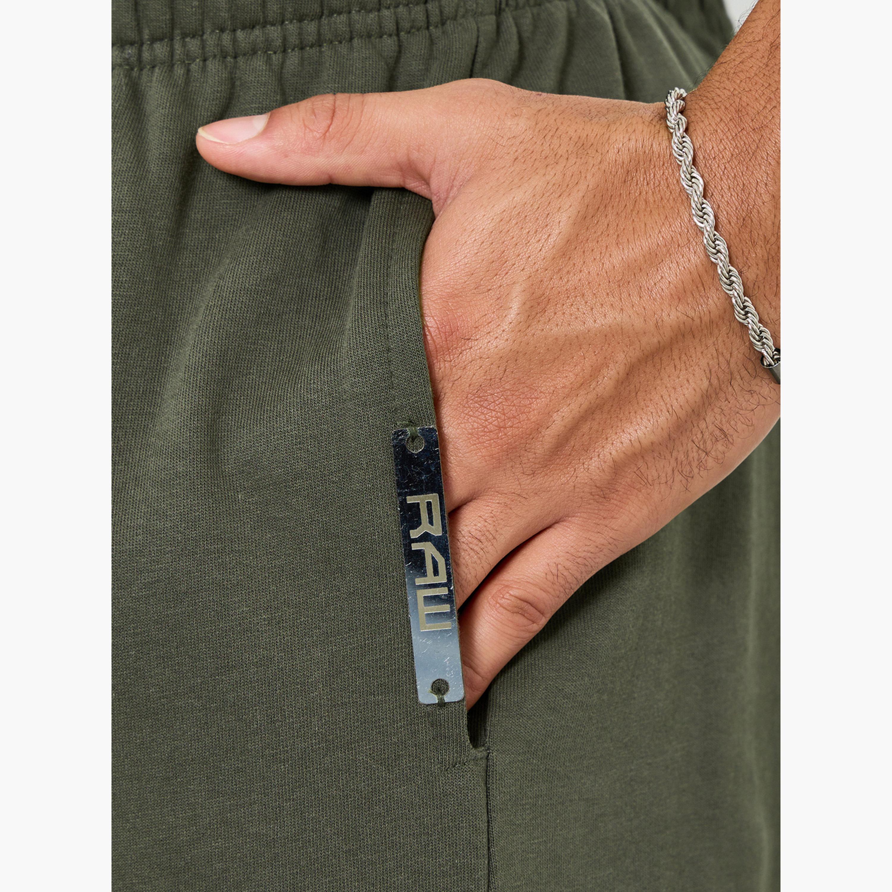 Styli Men Olive Green Relaxed Fit Joggers-men-clothing-bottoms-joggers-image-3