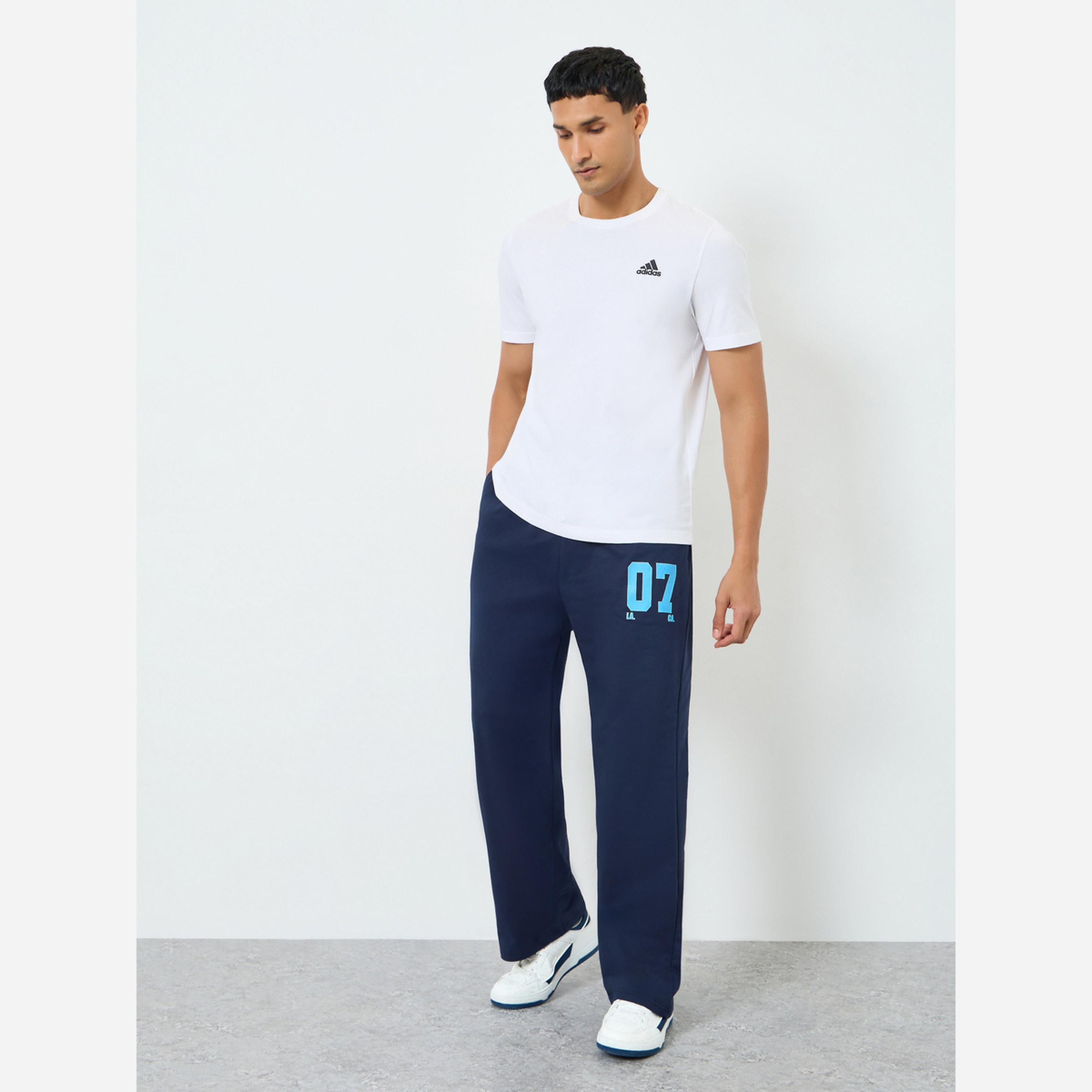 ستايلي - بنطال رياضي رجالي مقاس واسع قماش تيري لون أزرق داكن-men-clothing-bottoms-joggers-image-2