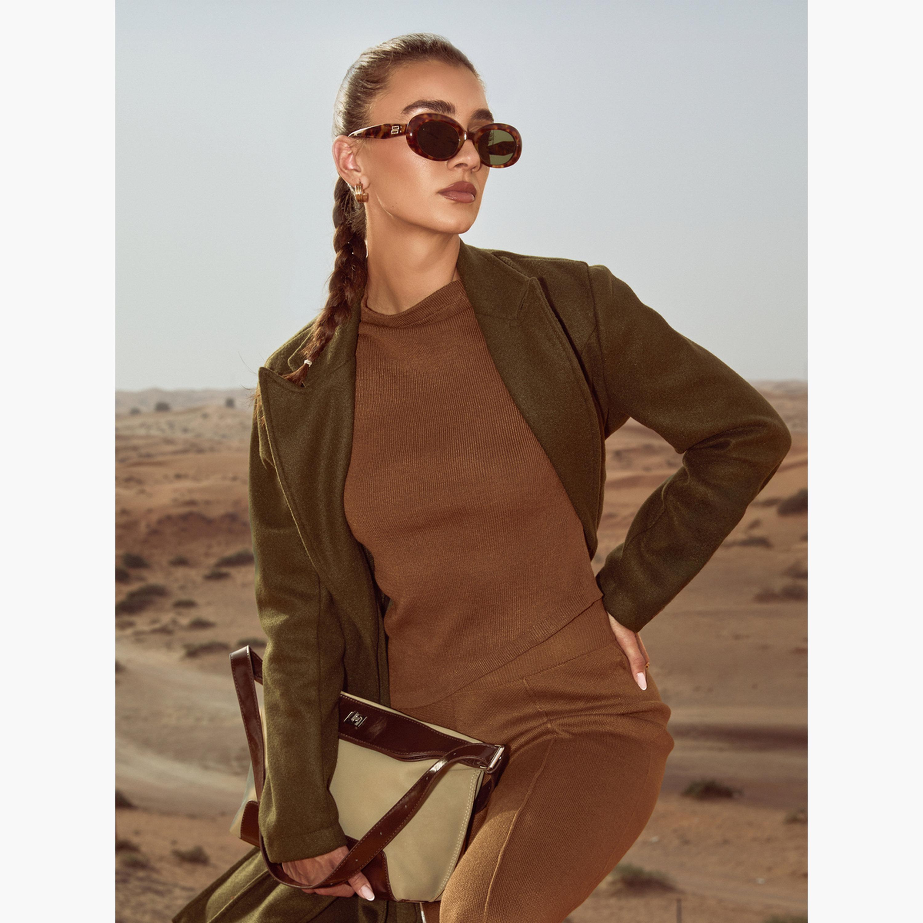 Styli Brown Knit One Shoulder Top-women-clothing-shirtsandblouses-blouses-image-5