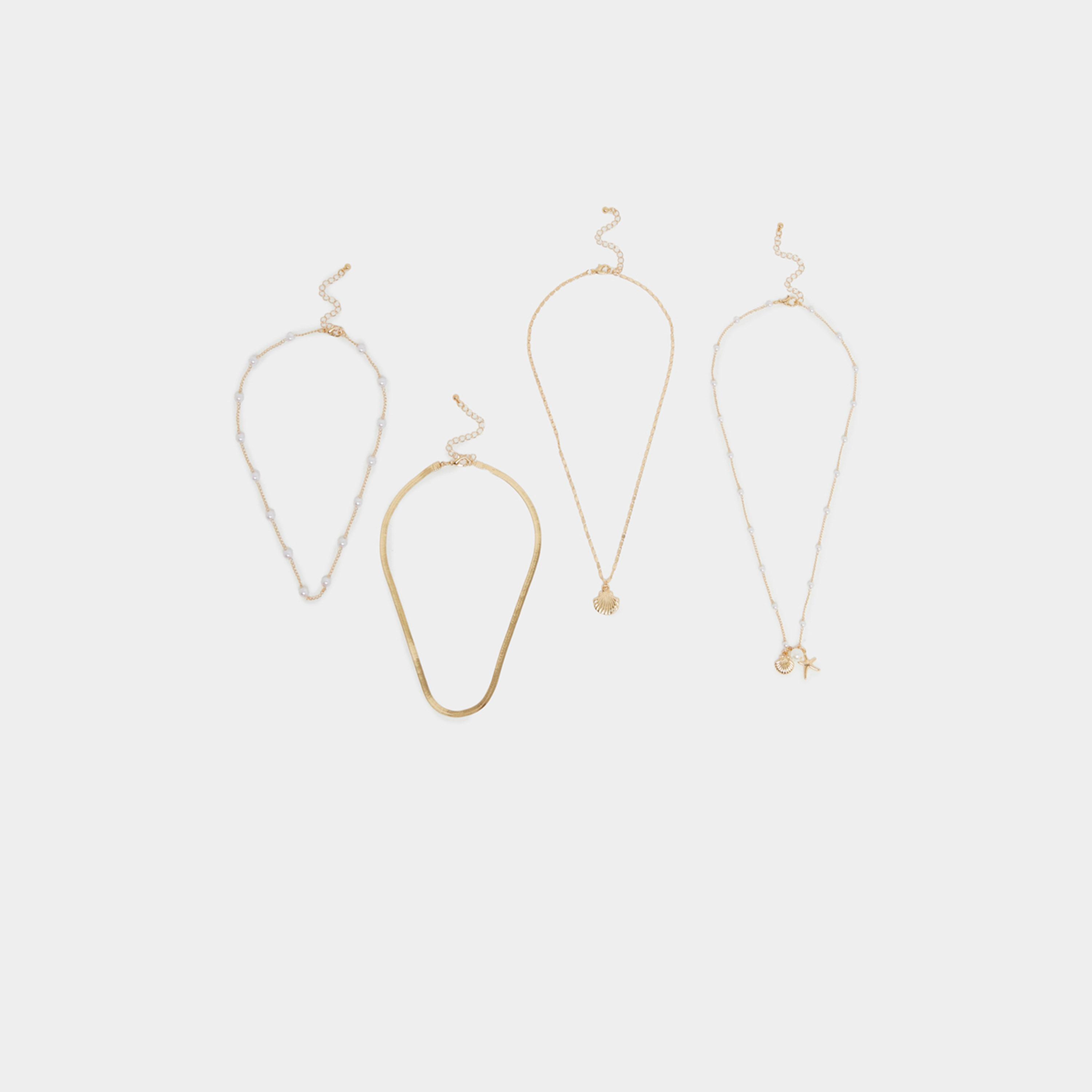 ستايلي - مجموعة من 4 قلادات سلسلة متنوعة-women-watchesandjewellery-jewellery-necklacesandpendants-image-1