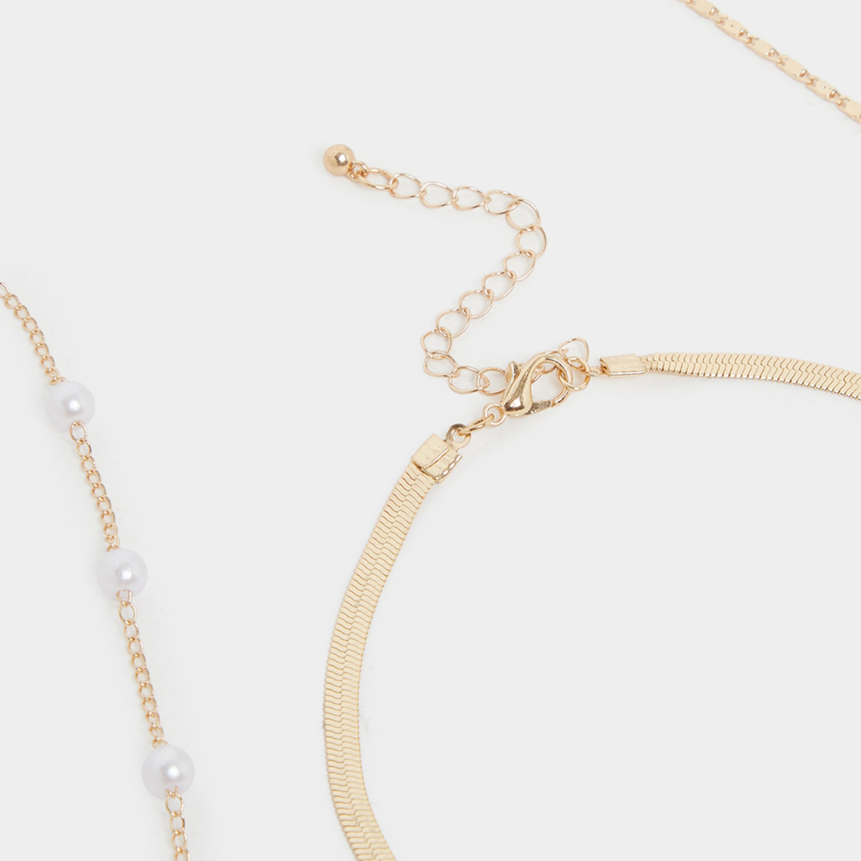ستايلي - مجموعة من 4 قلادات سلسلة متنوعة-women-watchesandjewellery-jewellery-necklacesandpendants-image-4