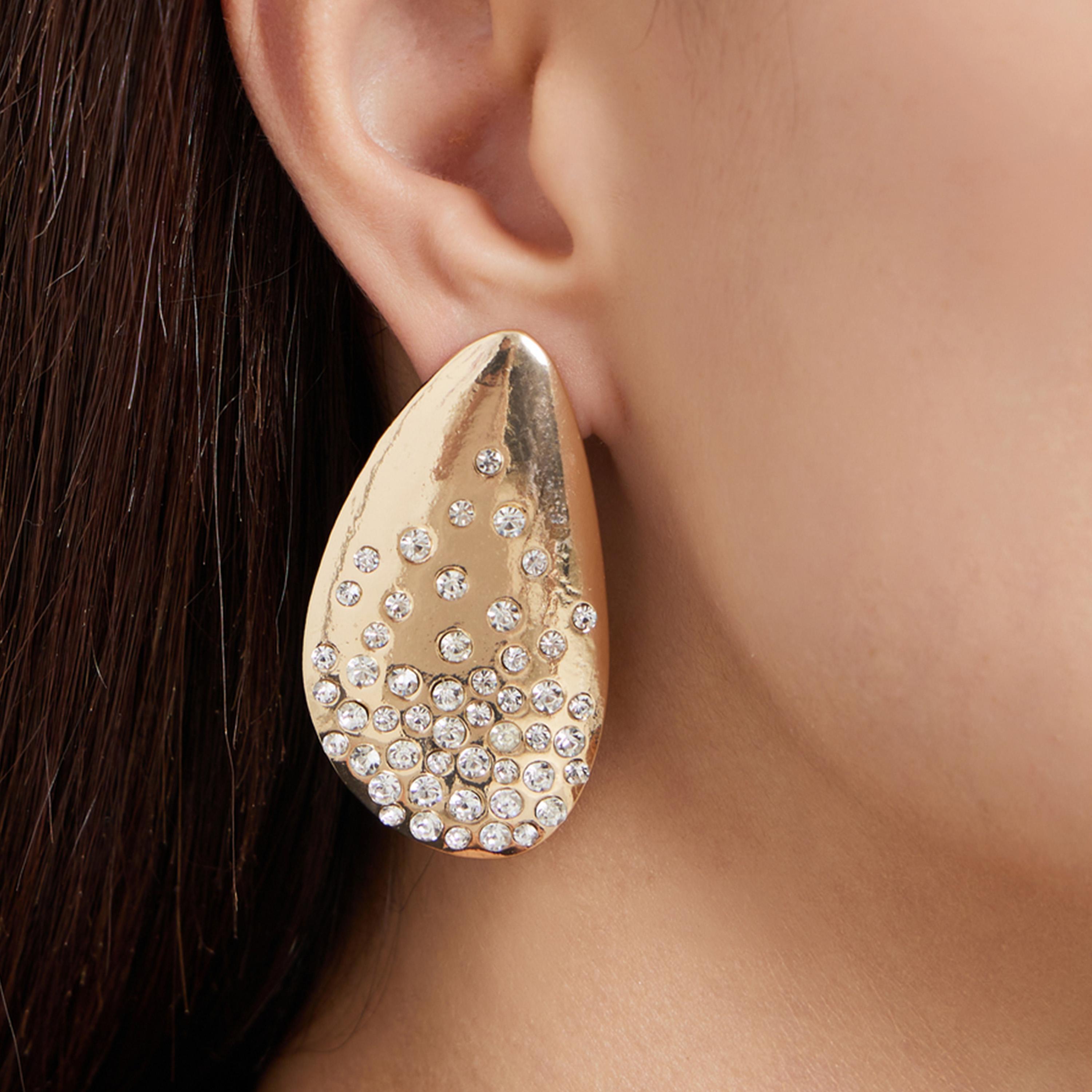 Styli Embellished Earrings-women-watchesandjewellery-jewellery-earrings-image-2