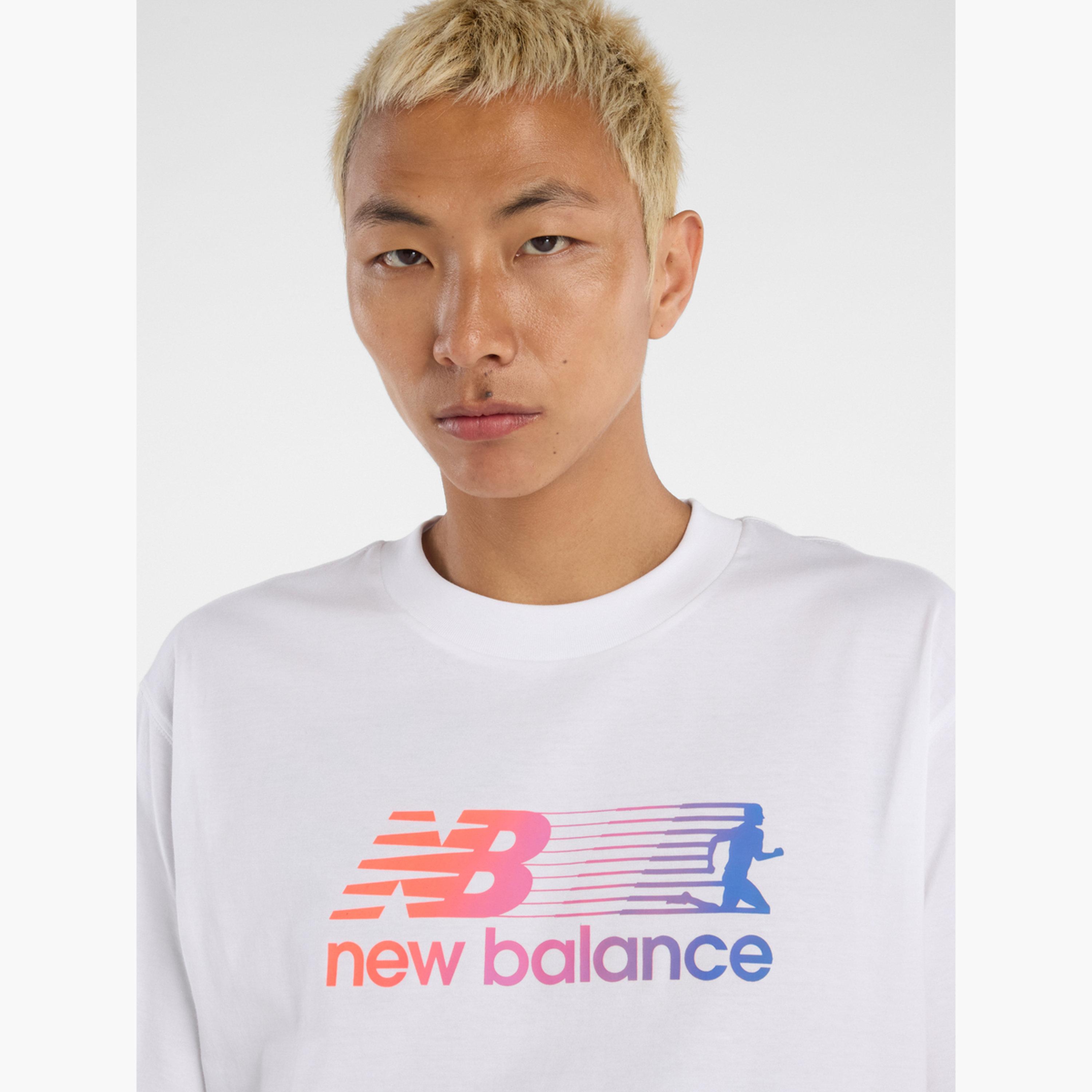 New Balance Men White Logo Graphic T-Shirt-men-clothing-tshirtsandpolos-tshirts-image-4