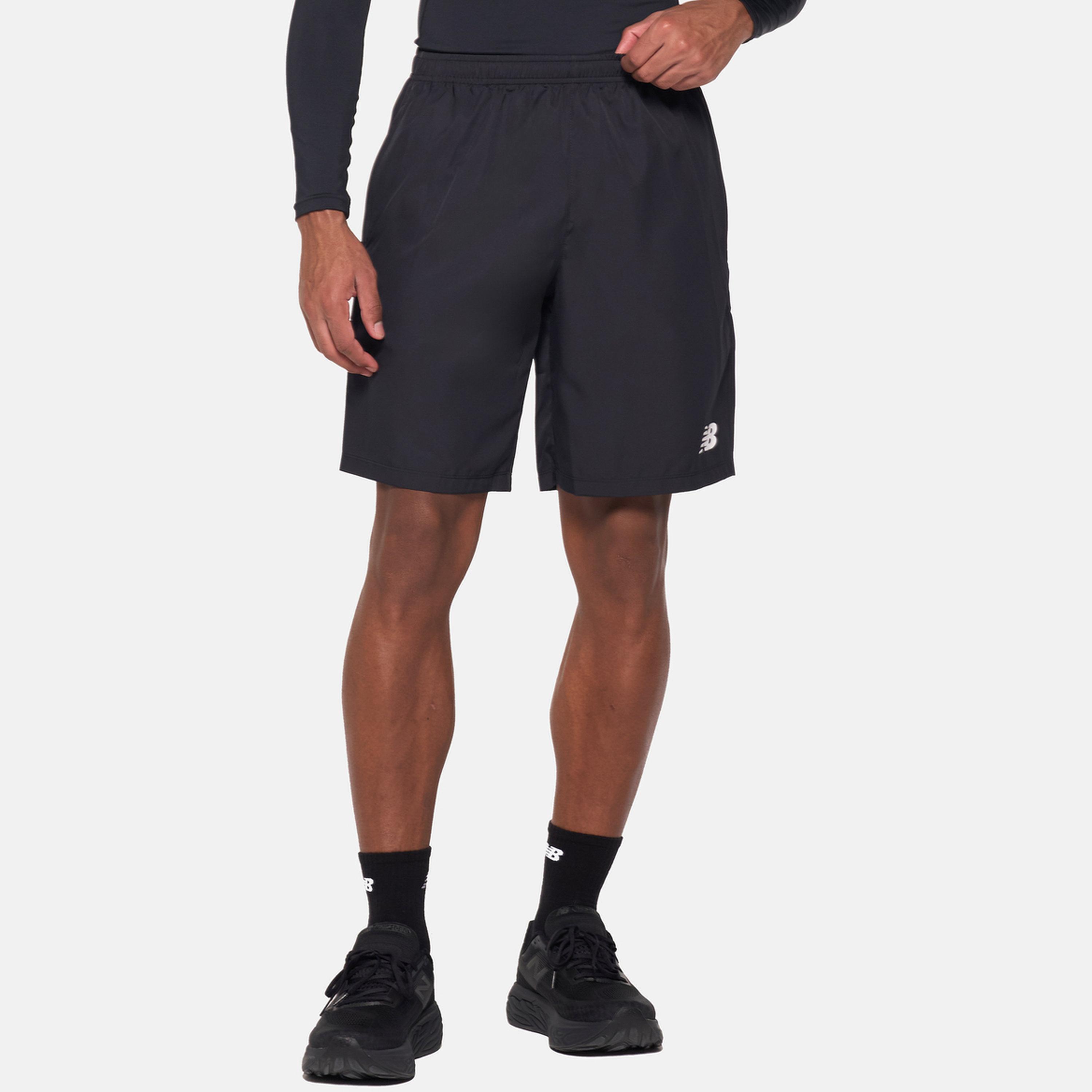 نيو بالانس - سروال داخلي رجالي أسود قصير بدون بطانة RC 9 إنش-sports-men-clothing-bottoms-shorts-image-3