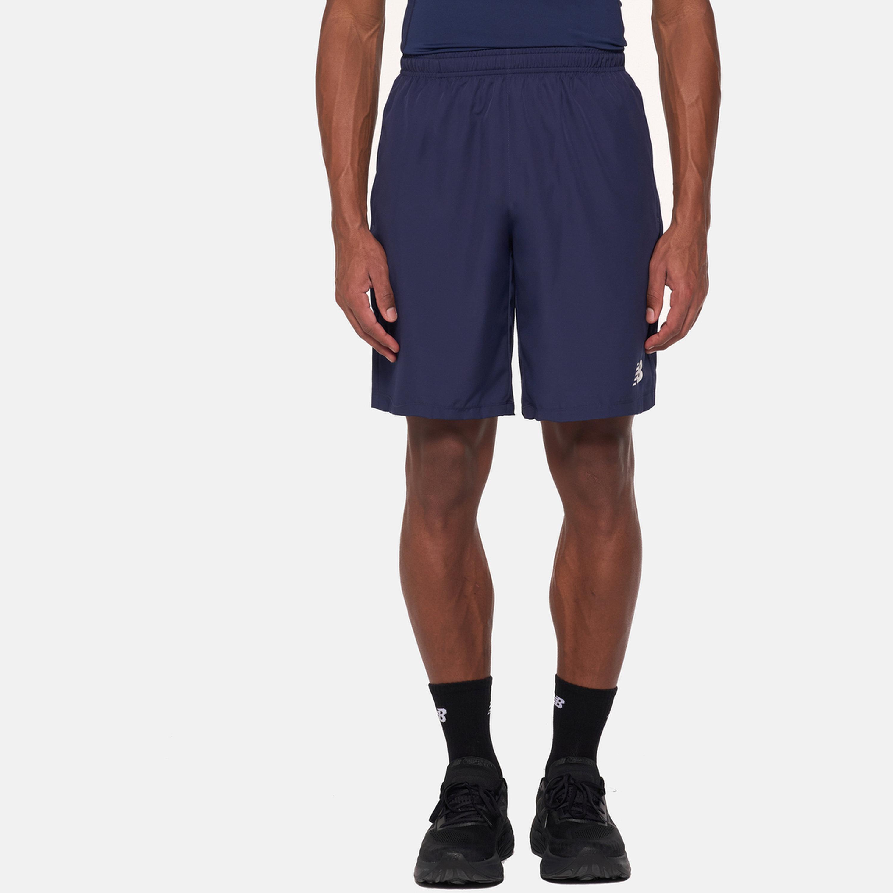 نيو بالانس - سروال داخلي رجالي قصير بدون بطانة RC أزرق داكن 9 إنش-sports-men-clothing-bottoms-shorts-image-1