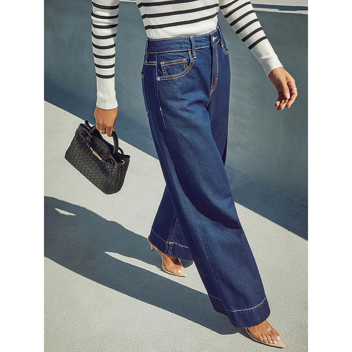 بنطال جينز بقصة أرجل واسعة-women-clothing-bottoms-jeans-image-5