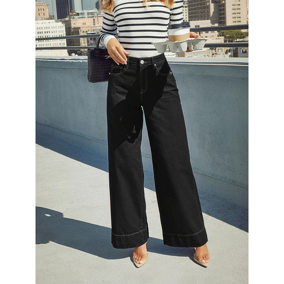 بنطال جينز بقصة أرجل واسعة-women-clothing-bottoms-jeans-image-4