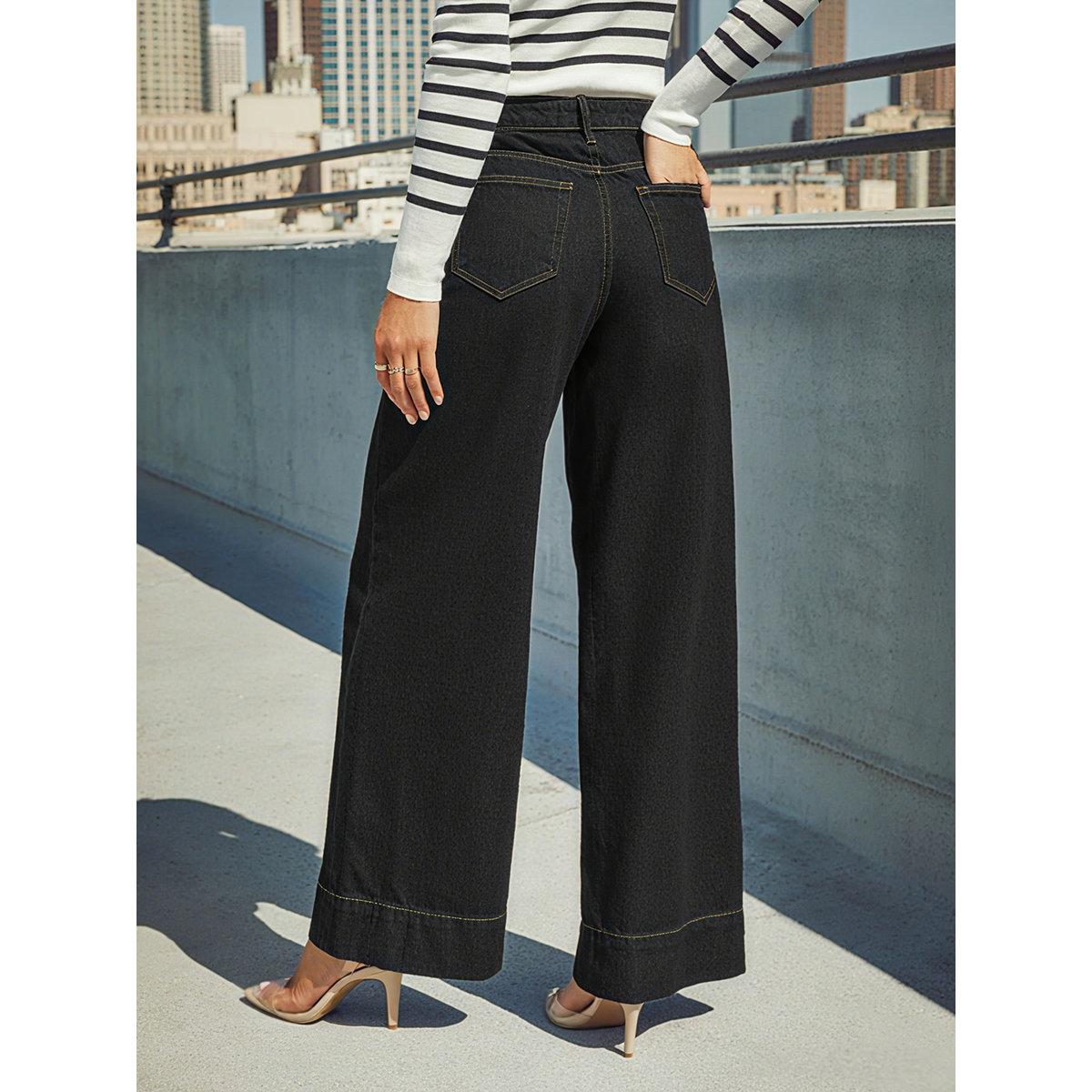بنطال جينز بقصة أرجل واسعة-women-clothing-bottoms-jeans-image-5