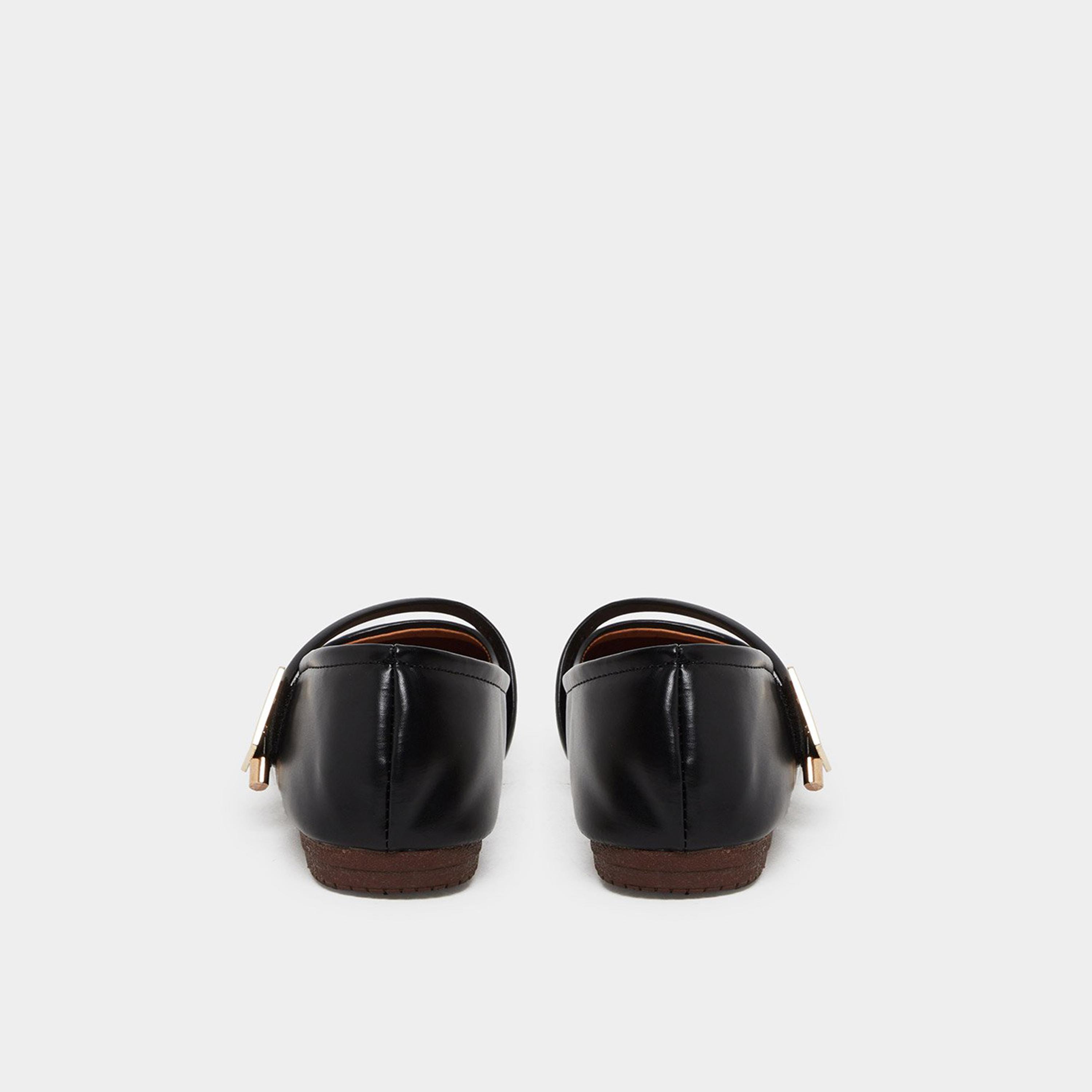 Take Two Women Round Toe Metal Buckle Strap Flat Shoes-women-shoes-flats-ballerinas-image-5