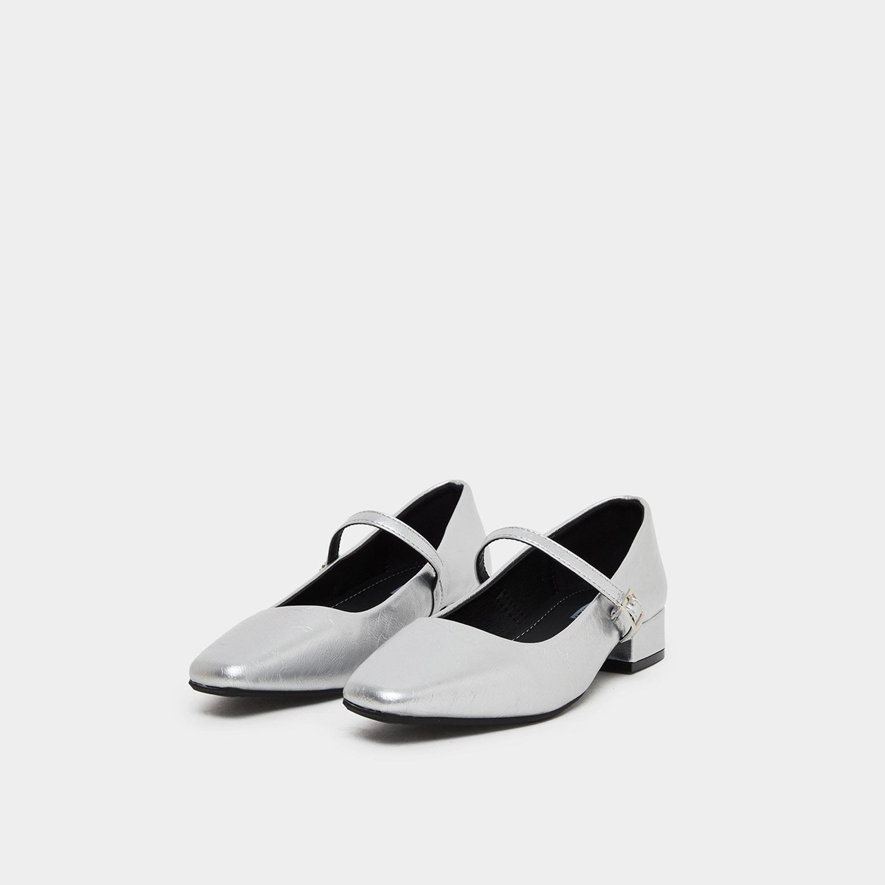 Take Two Women Silver Block Heel Mary Jane Shoes-women-shoes-sandals-heeled-image-1