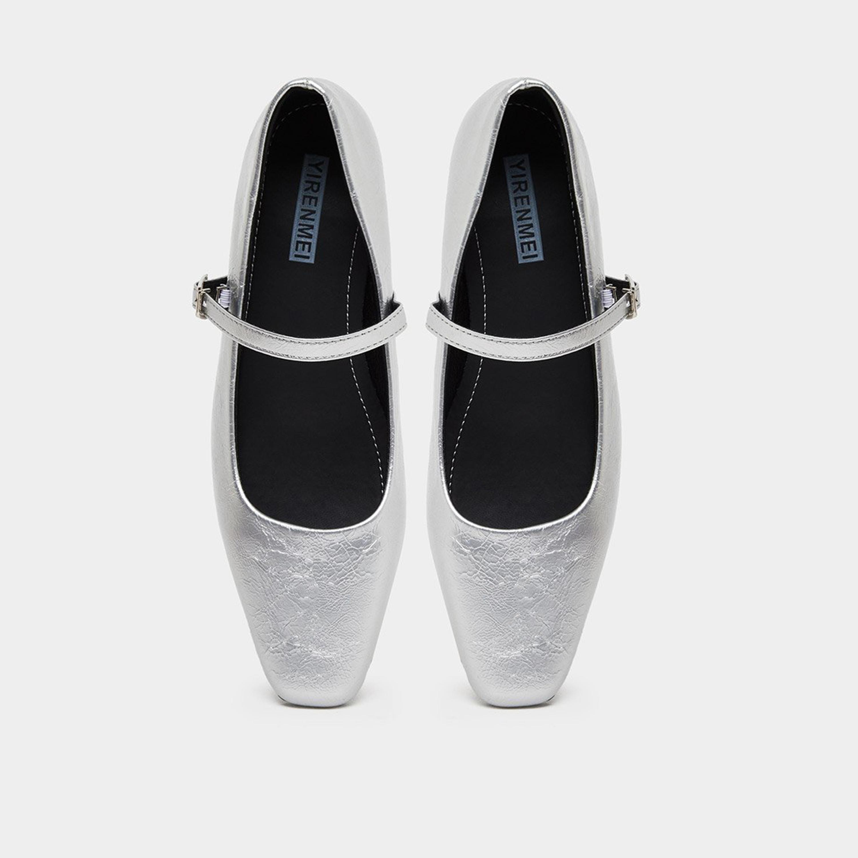 Take Two Women Silver Block Heel Mary Jane Shoes-women-shoes-sandals-heeled-image-5