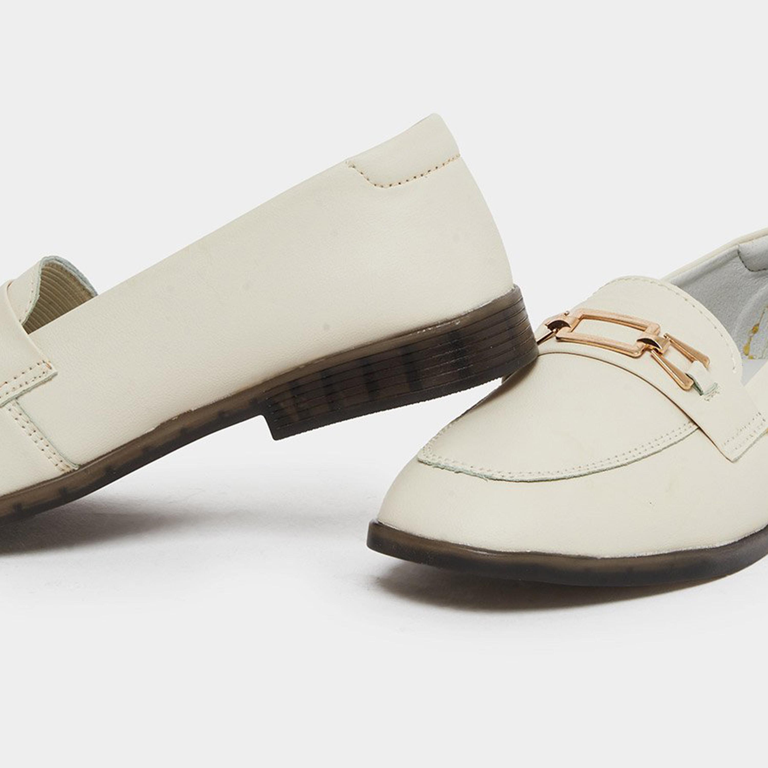 تيك تو - حذاء مسطح بإبزيم معدني صلب-women-shoes-flats-loafers-image-4