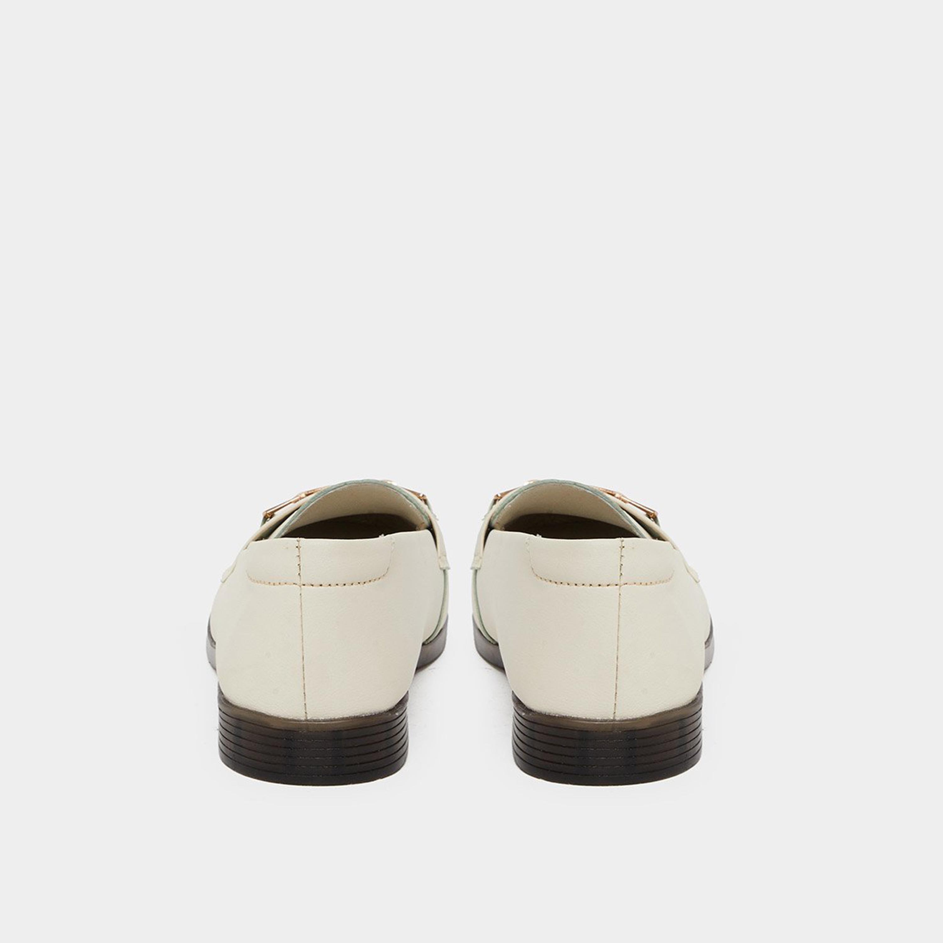 تيك تو - حذاء مسطح بإبزيم معدني صلب-women-shoes-flats-loafers-image-5