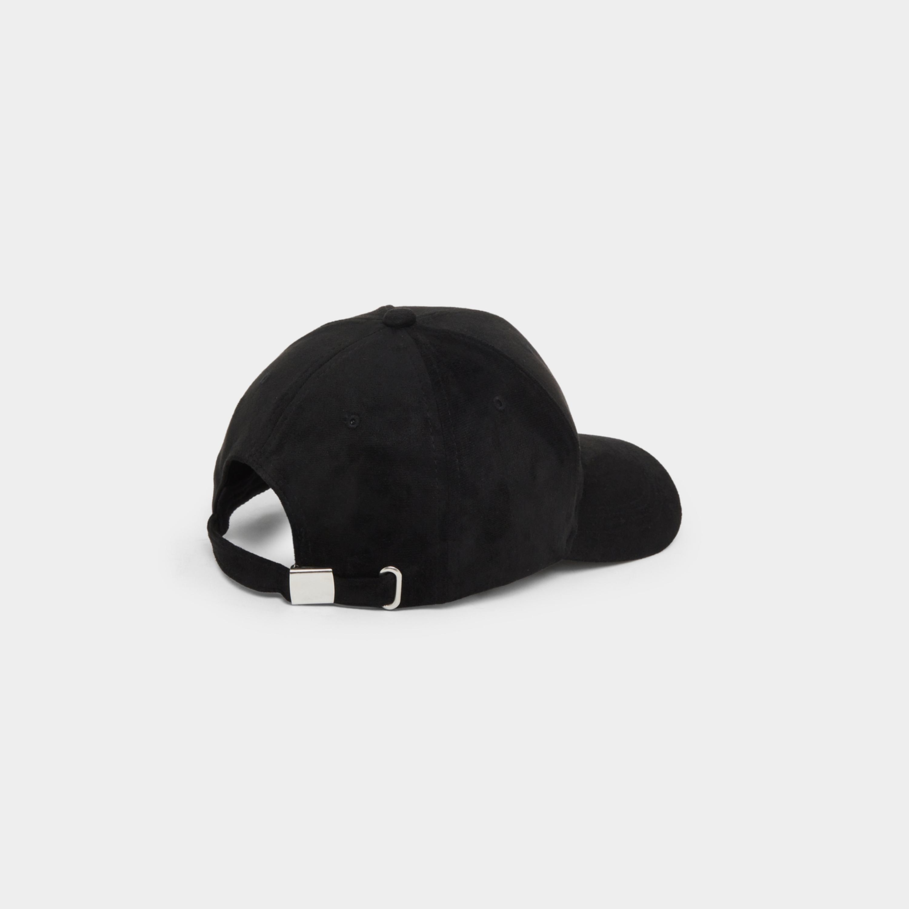 ستايلي - قبعة بيسبول سوداء منقوشة-women-clothingaccessories-capsandhats-image-3