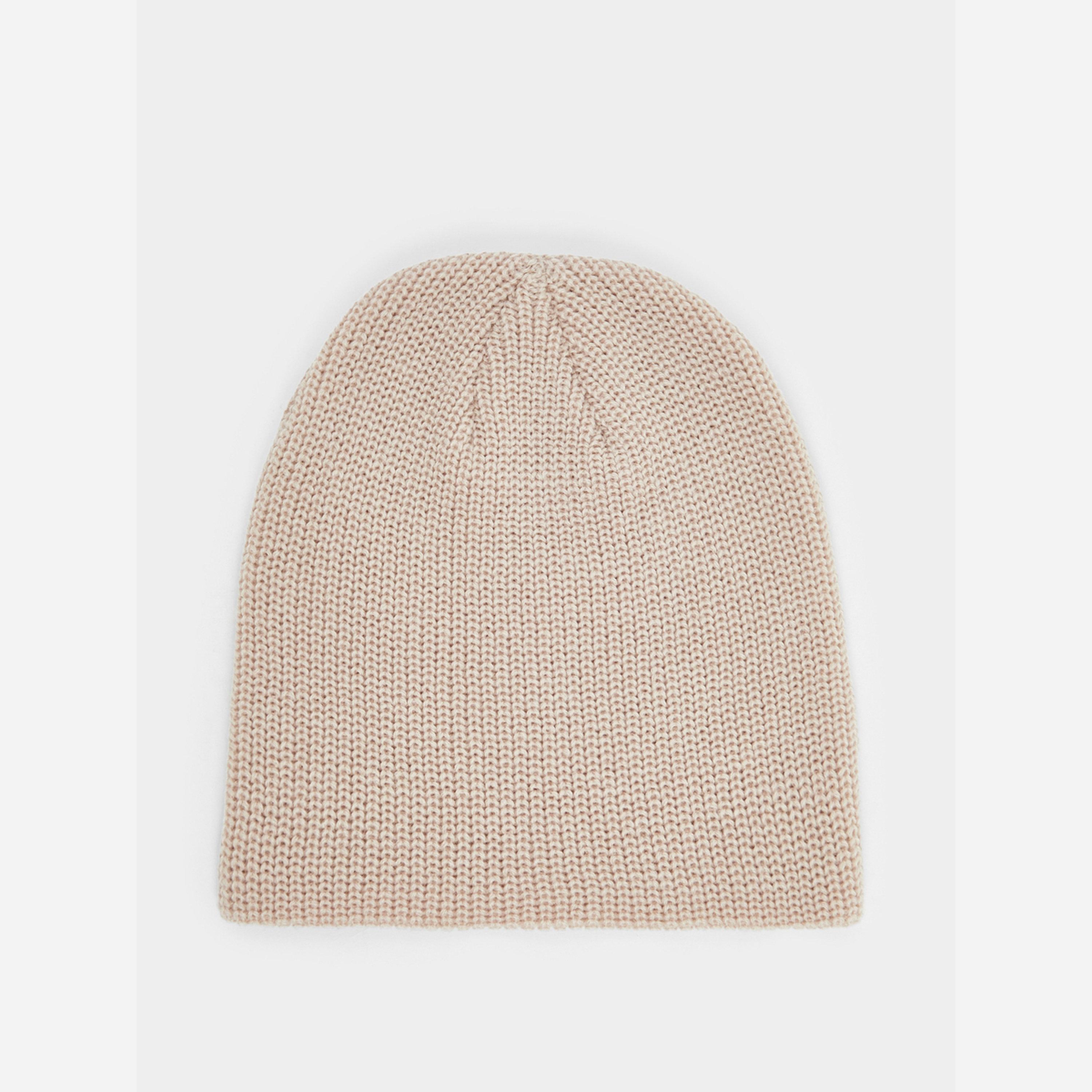 Styli Beige Knit Beanie-women-clothingaccessories-capsandhats-image-1