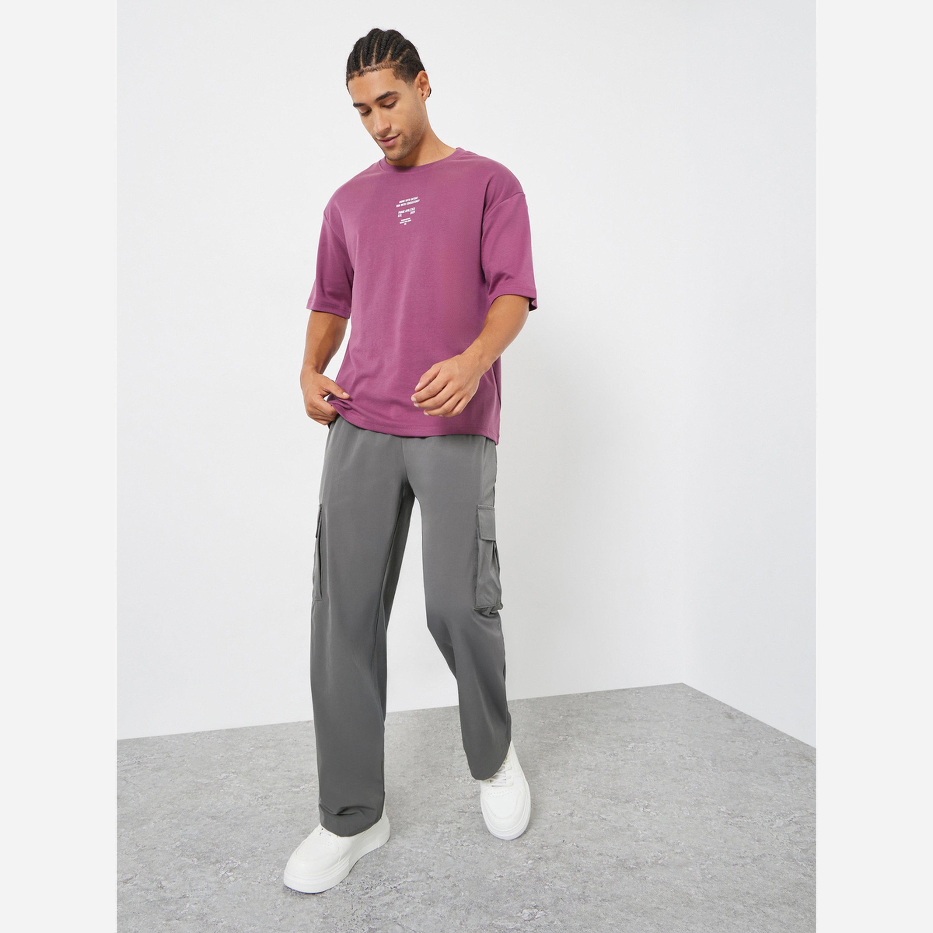 Styli Men Grey Relaxed Cargo Pants-men-clothing-bottoms-trousersandchinos-trousers-image-2