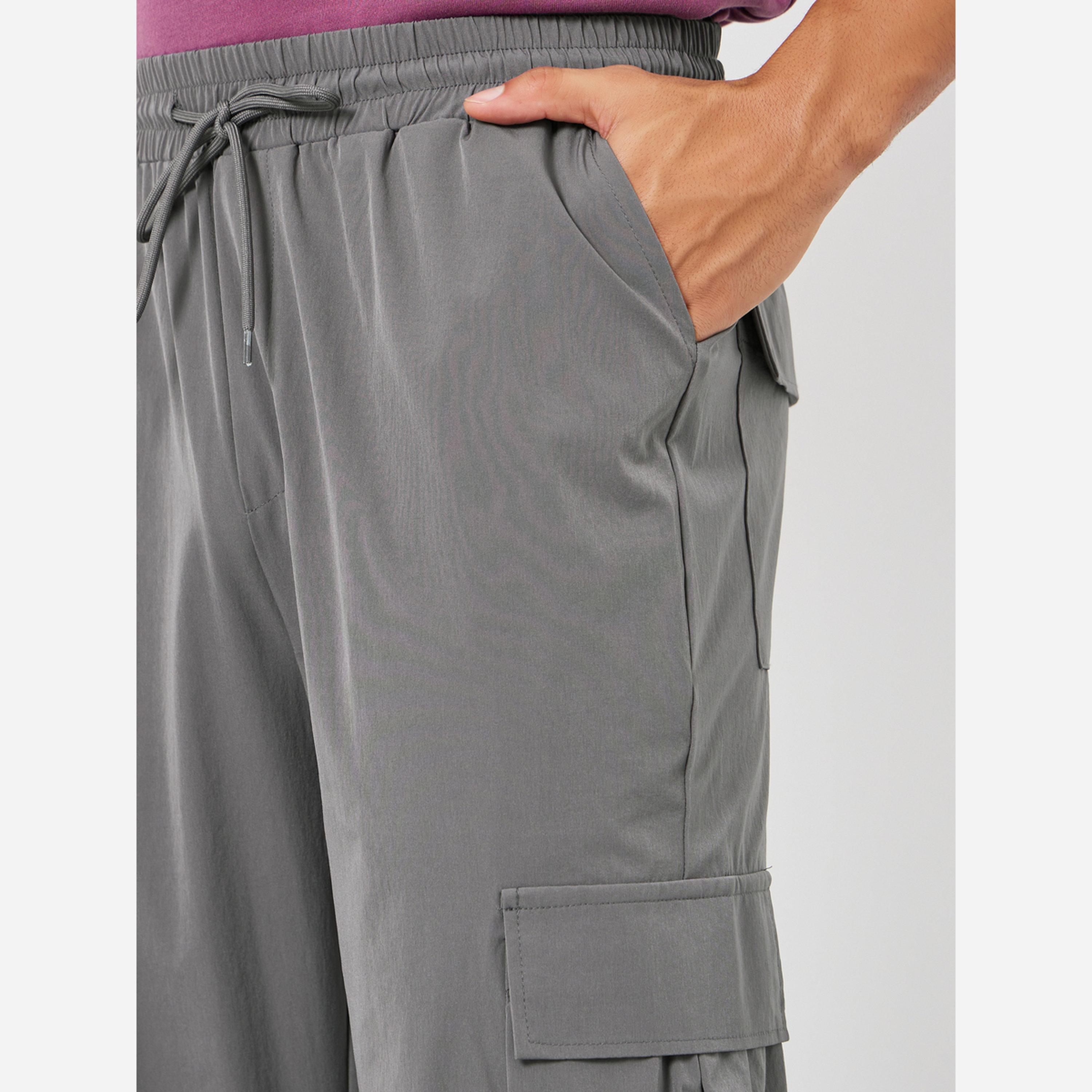 ستايلي - بنطال كارغو رجالي لون رمادي مريح-men-clothing-bottoms-trousersandchinos-trousers-image-5