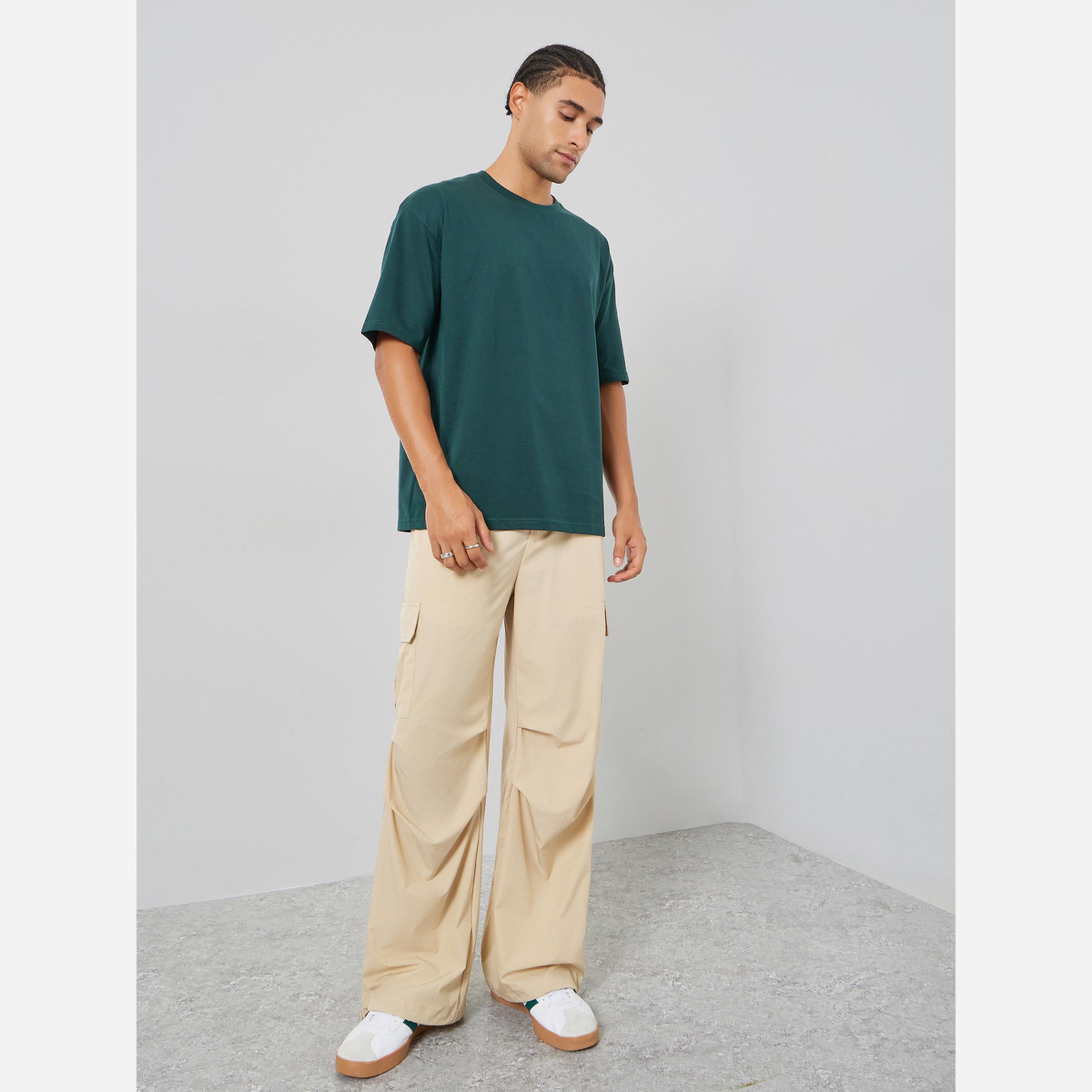 ستايلي - بنطال كارغو رجالي لون بيج-men-clothing-bottoms-trousersandchinos-trousers-image-2