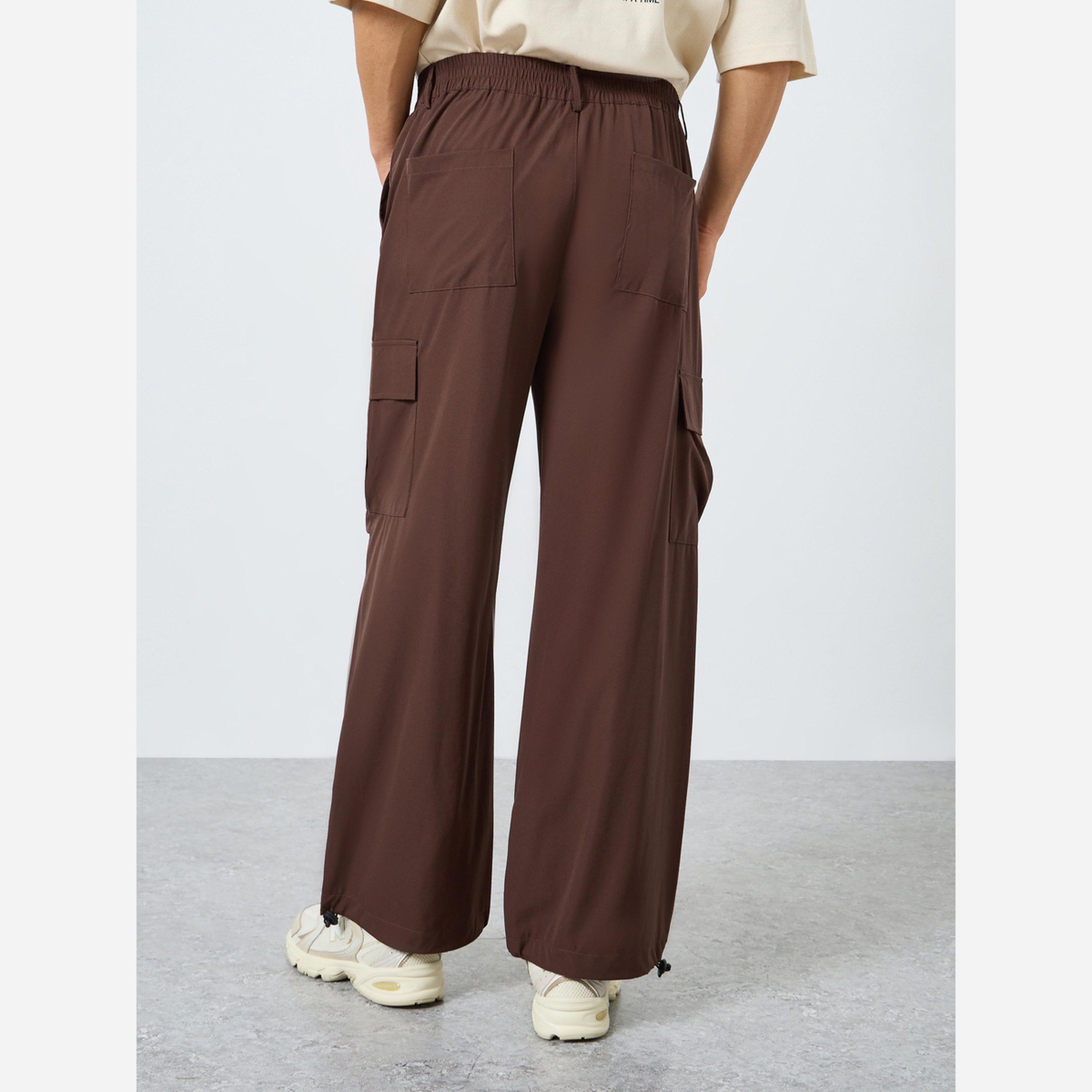 Styli Men Oversized Front Pleat Cargo Pants-men-clothing-bottoms-trousersandchinos-trousers-image-3