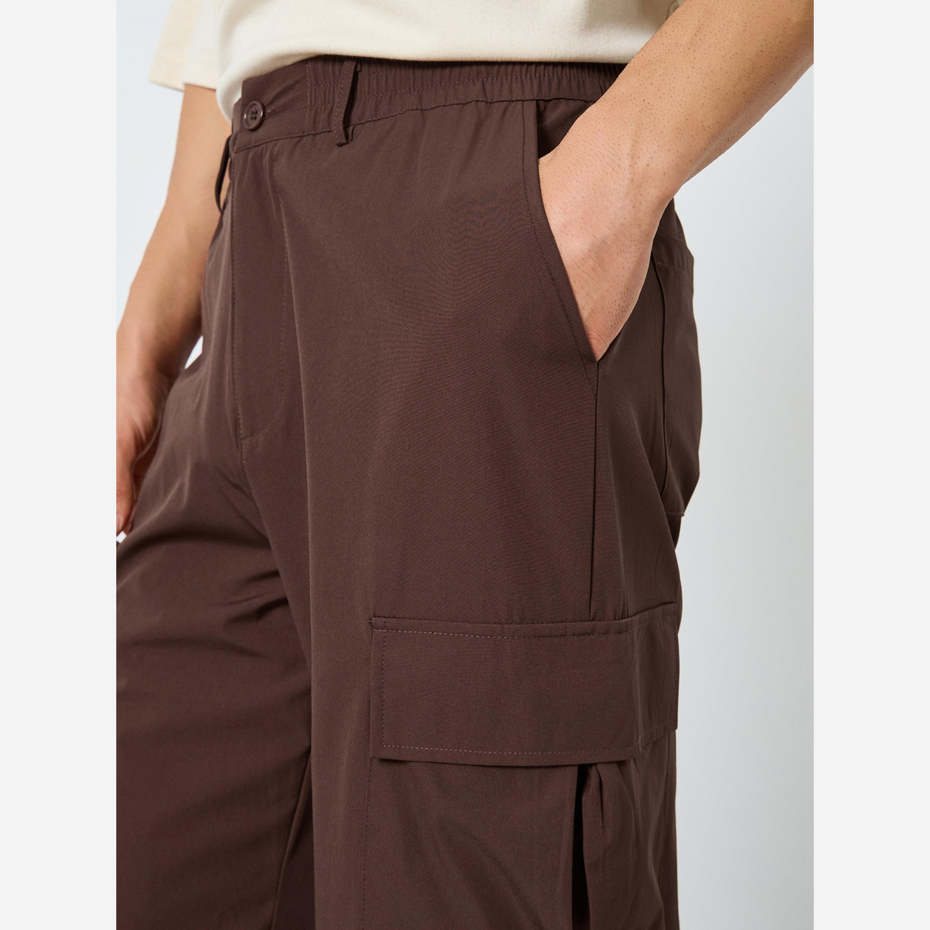 Styli Men Oversized Front Pleat Cargo Pants-men-clothing-bottoms-trousersandchinos-trousers-image-5