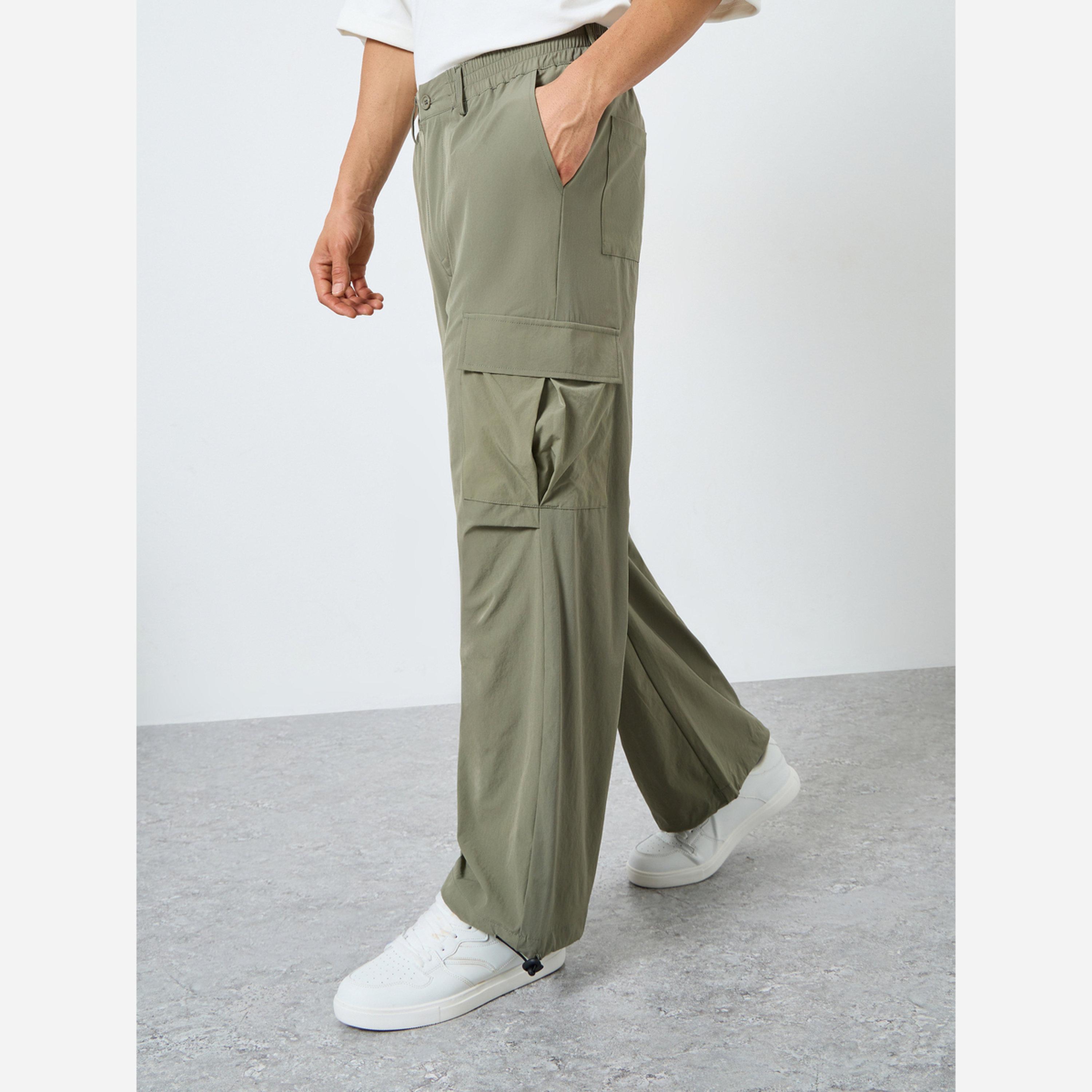 Styli Men Oversized Front Pleat Cargo Pants-men-clothing-bottoms-trousersandchinos-trousers-image-1