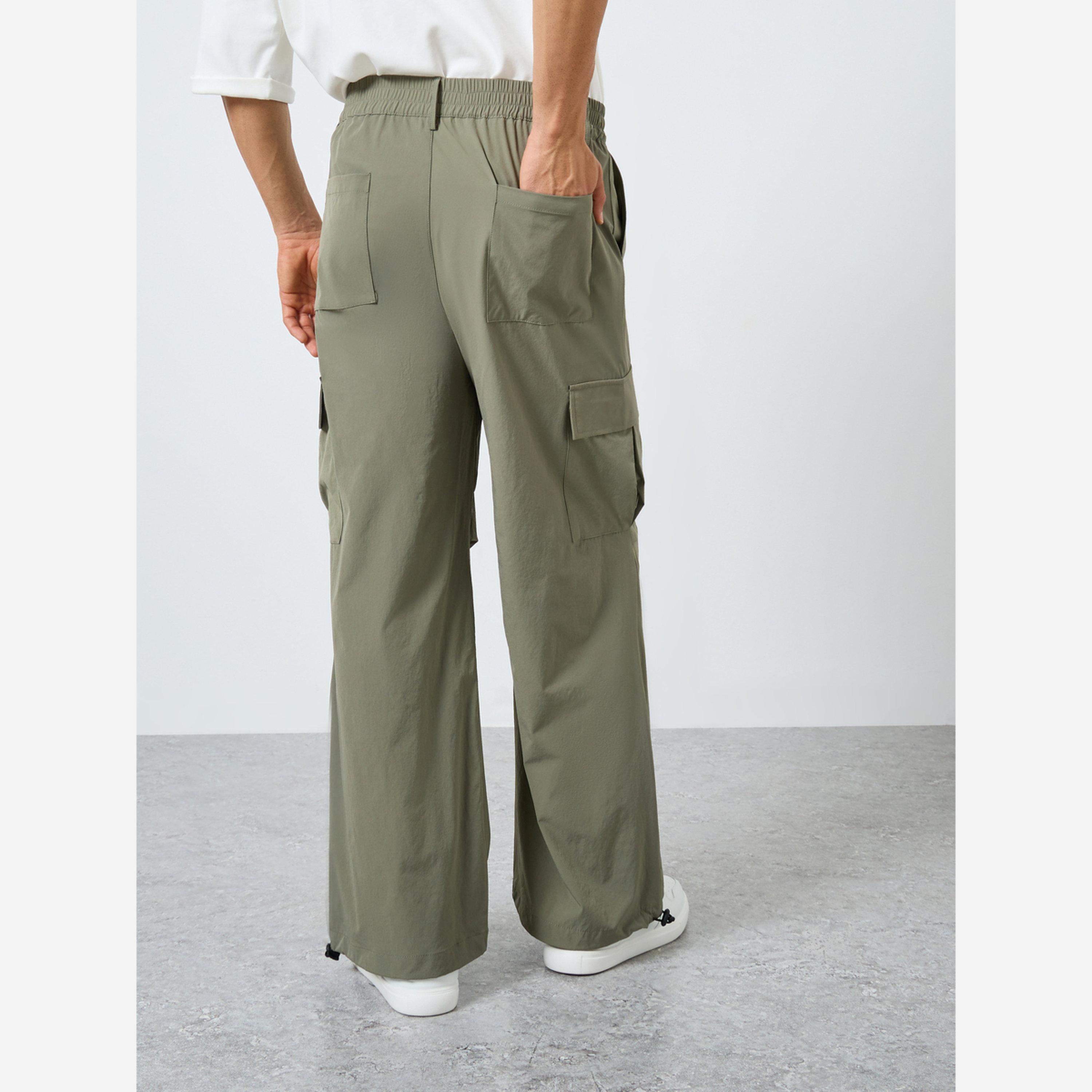 Styli Men Oversized Front Pleat Cargo Pants-men-clothing-bottoms-trousersandchinos-trousers-image-3