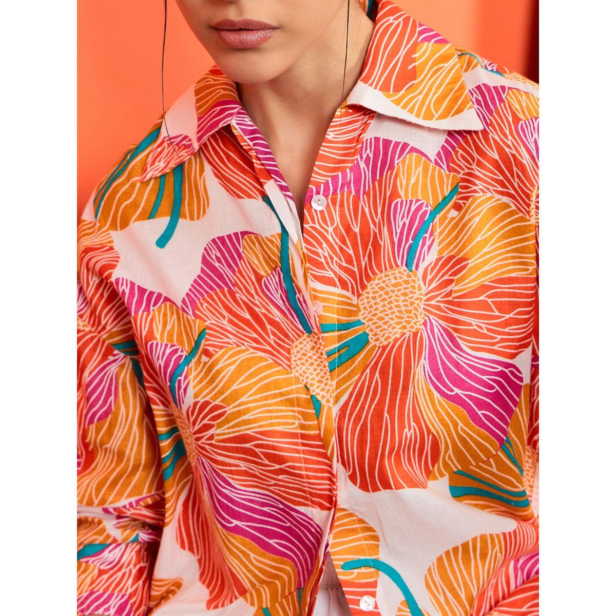 Uptownie X Styli Women Floral Print Long Sleeve Shirt-women-clothing-shirtsandblouses-shirts-image-5