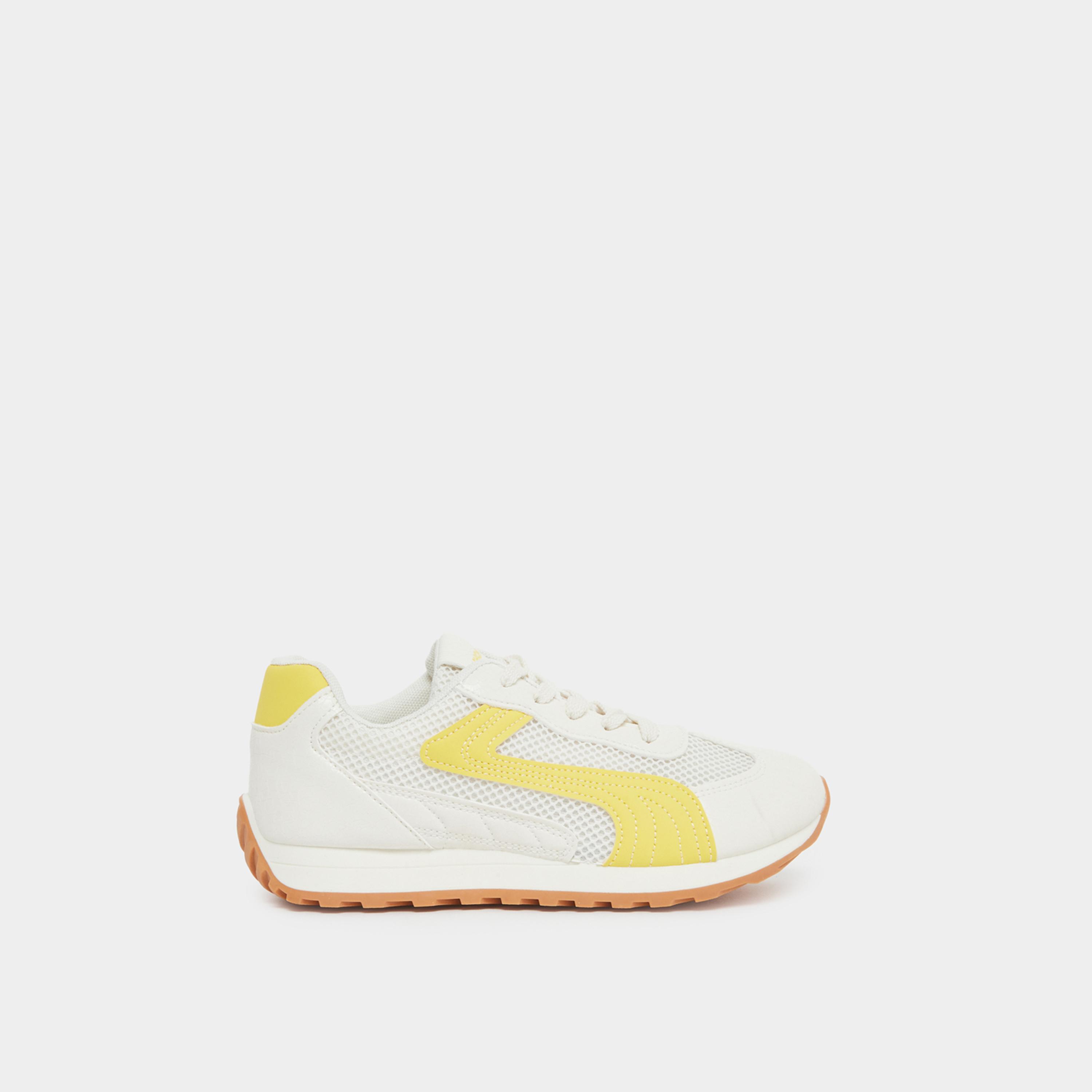 Styli Women Color Block Mesh Panelled Sneakers-women-shoes-sneakers-image-3