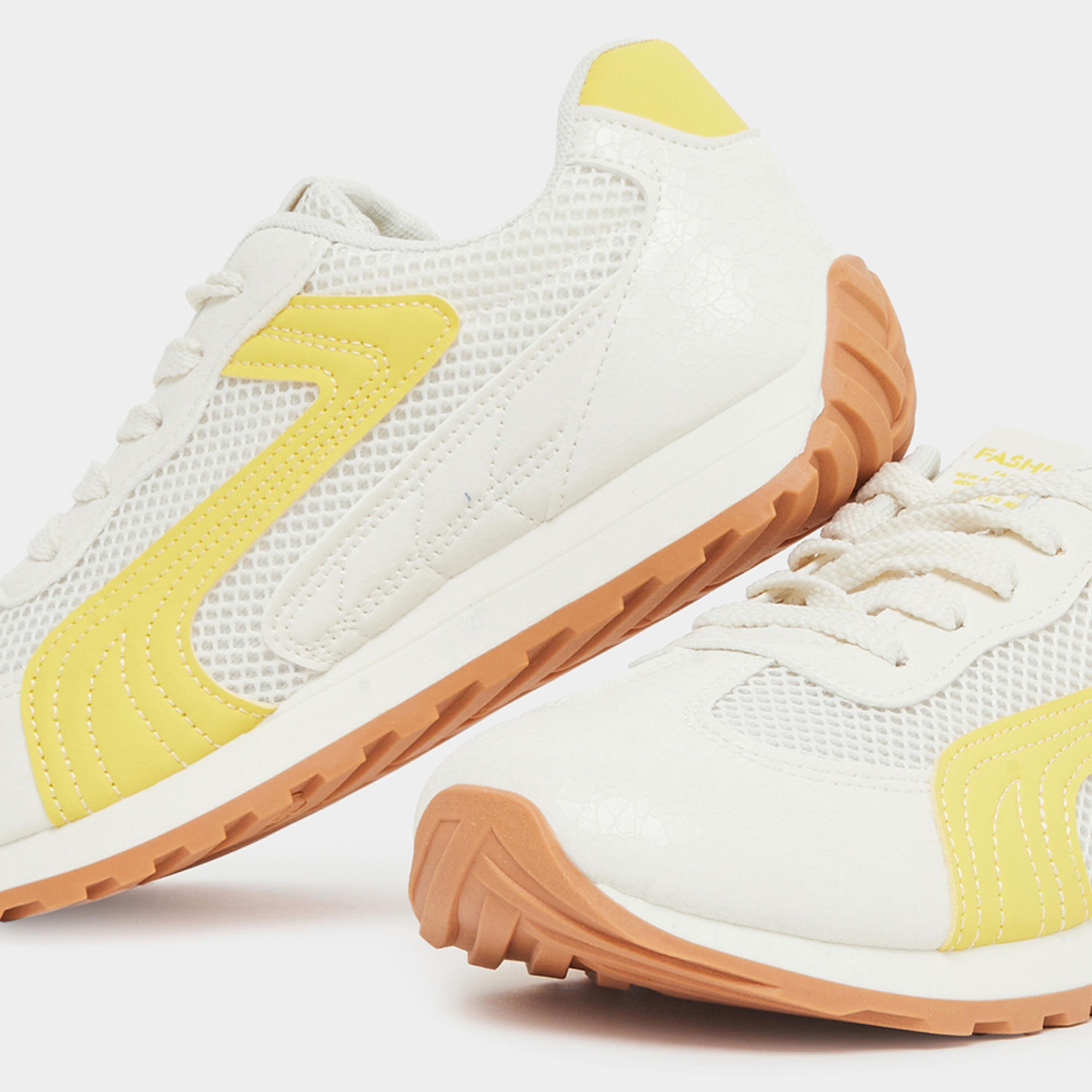 Styli Women Color Block Mesh Panelled Sneakers-women-shoes-sneakers-image-4