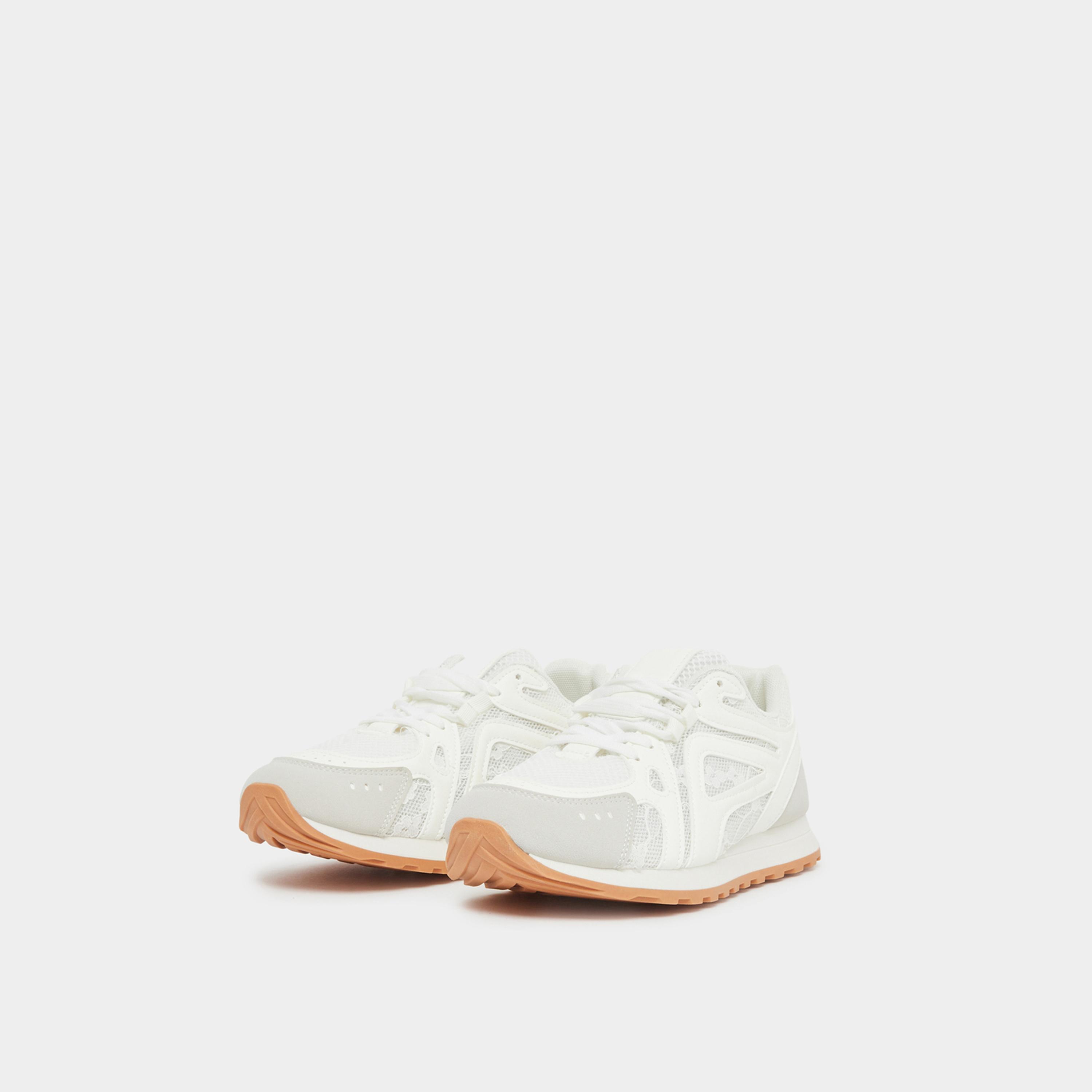 ستايلي - حذاء رياضي برباط بألوان متعددة للنساء-women-shoes-sneakers-image-1