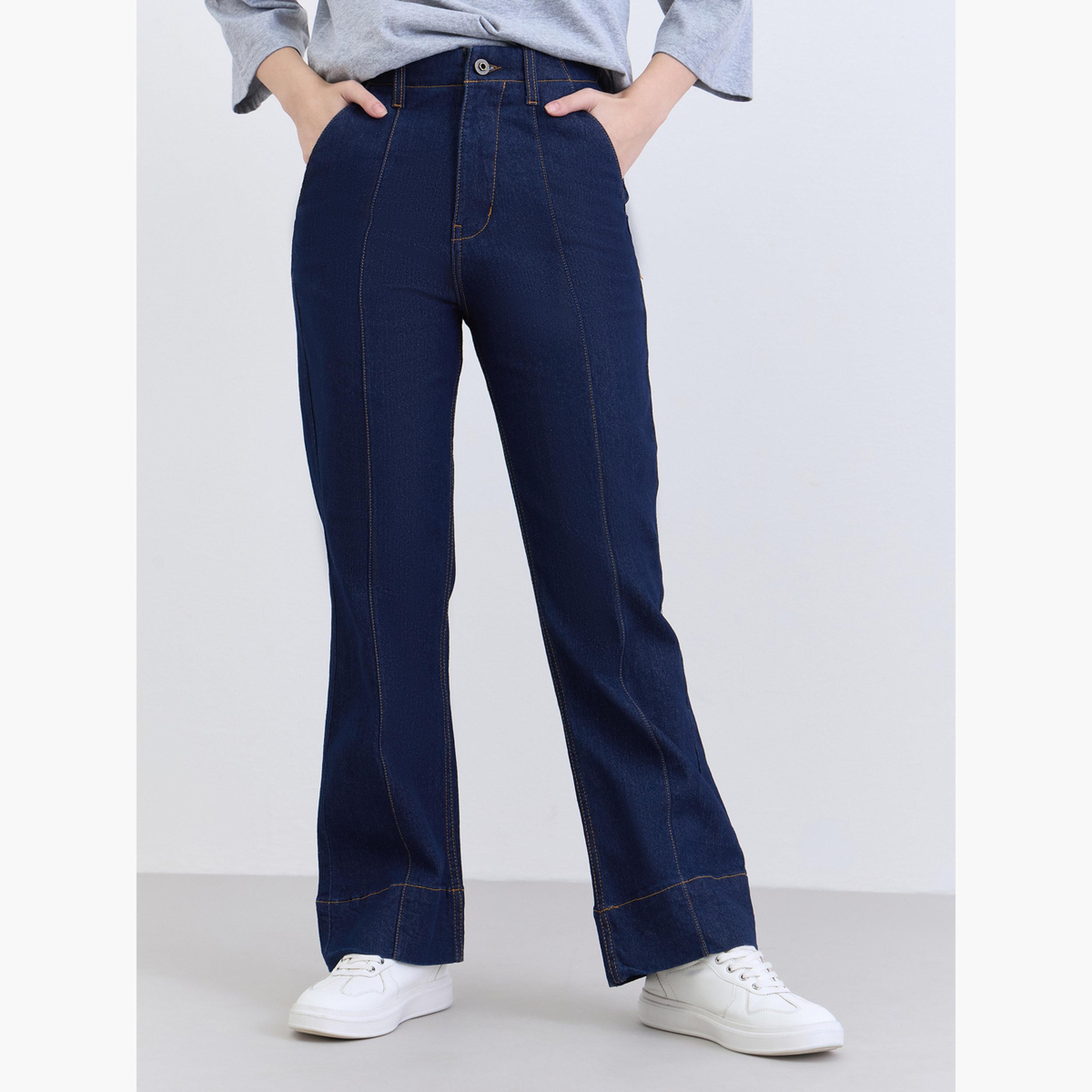 طقم قميص بأزرار وبنطلون-women-clothing-bottoms-jeans-image-1